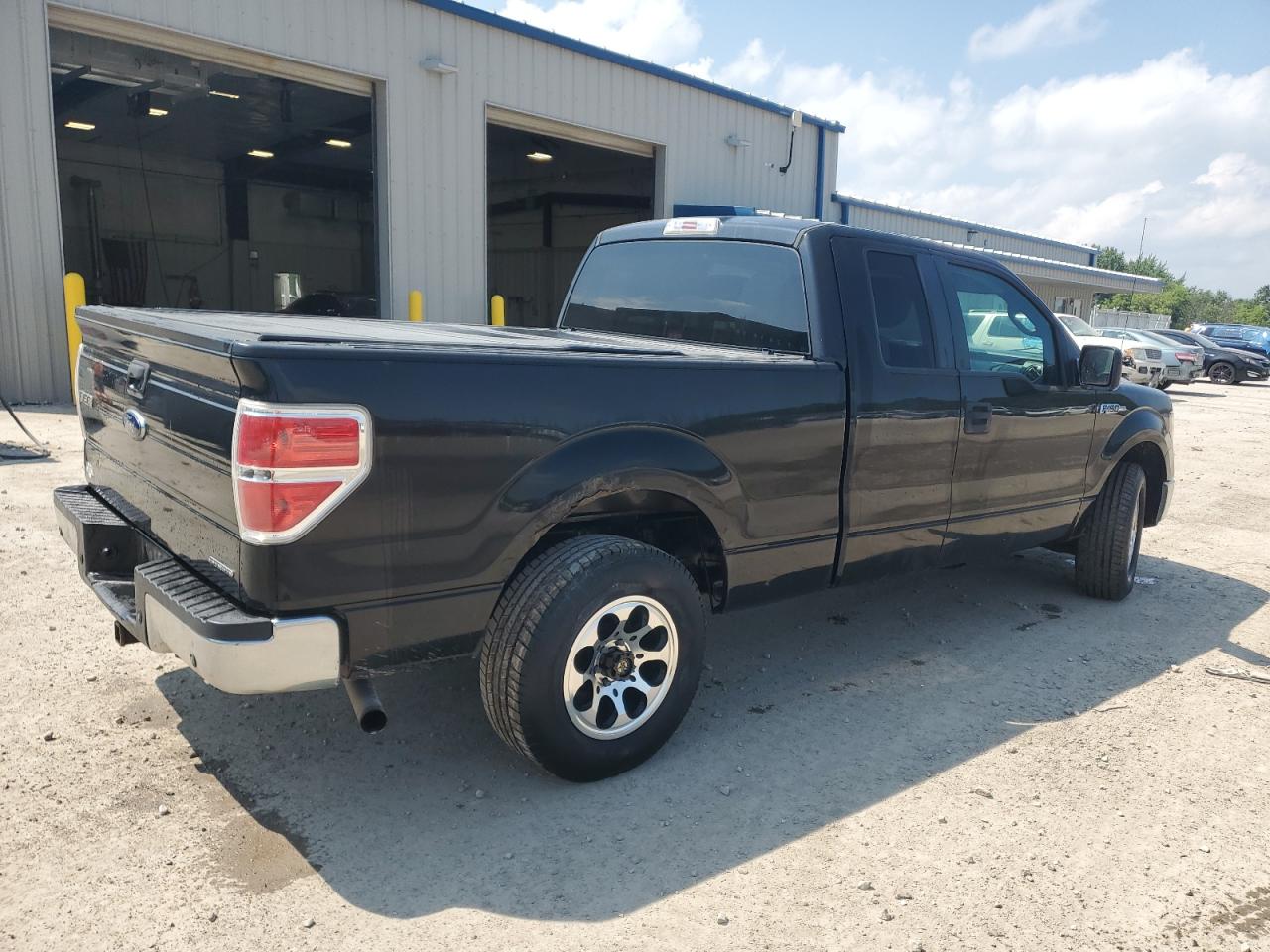2012 Ford F150 Super Cab Black vin: 1FTEX1CM1CKE38752