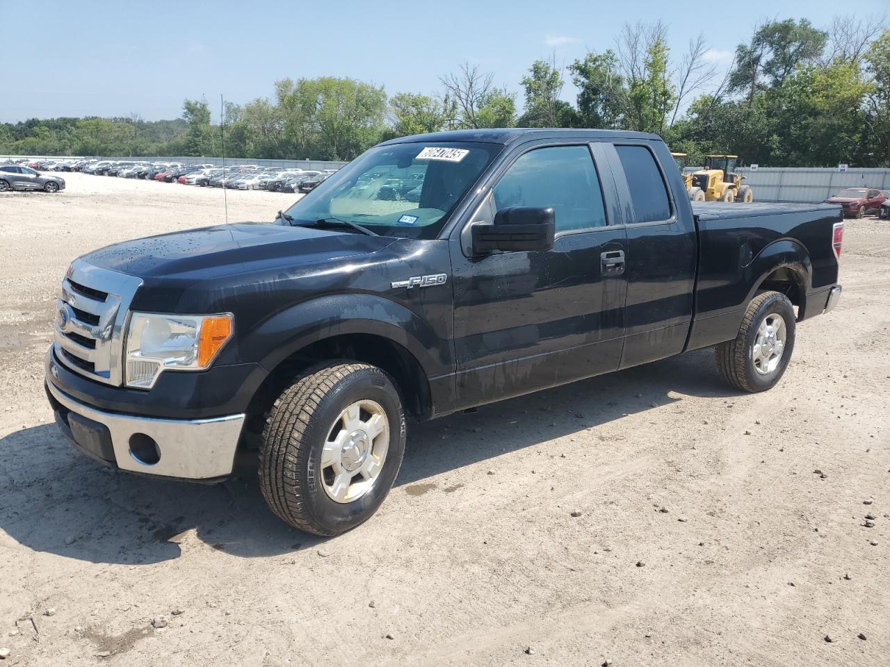 2012 Ford F150 Super Cab Black vin: 1FTEX1CM1CKE38752