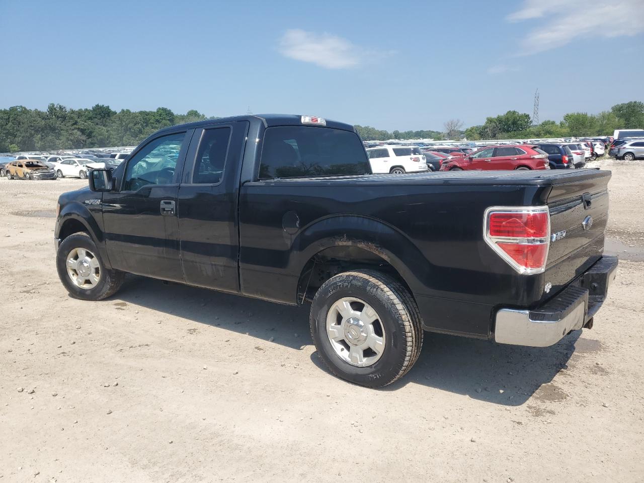 2012 Ford F150 Super Cab Black vin: 1FTEX1CM1CKE38752