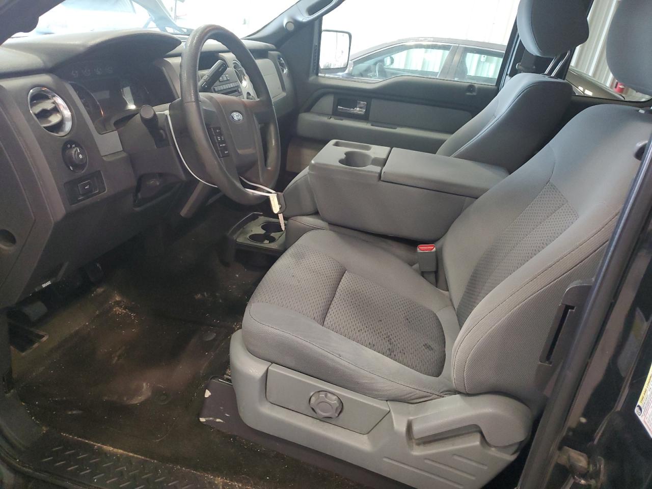 2012 Ford F150 Super Cab Black vin: 1FTEX1CM1CKE38752