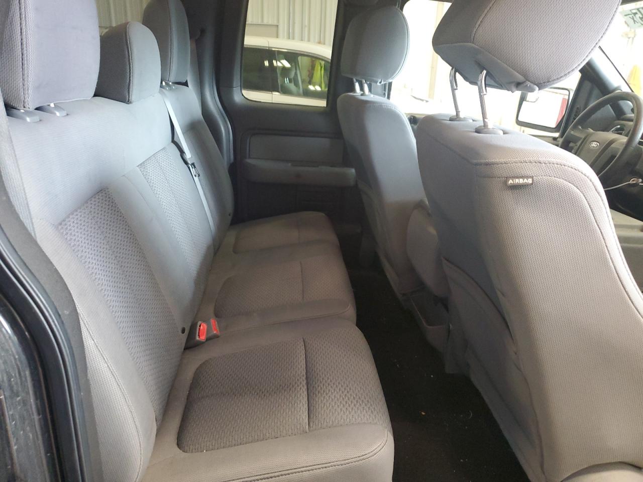 2012 Ford F150 Super Cab Black vin: 1FTEX1CM1CKE38752