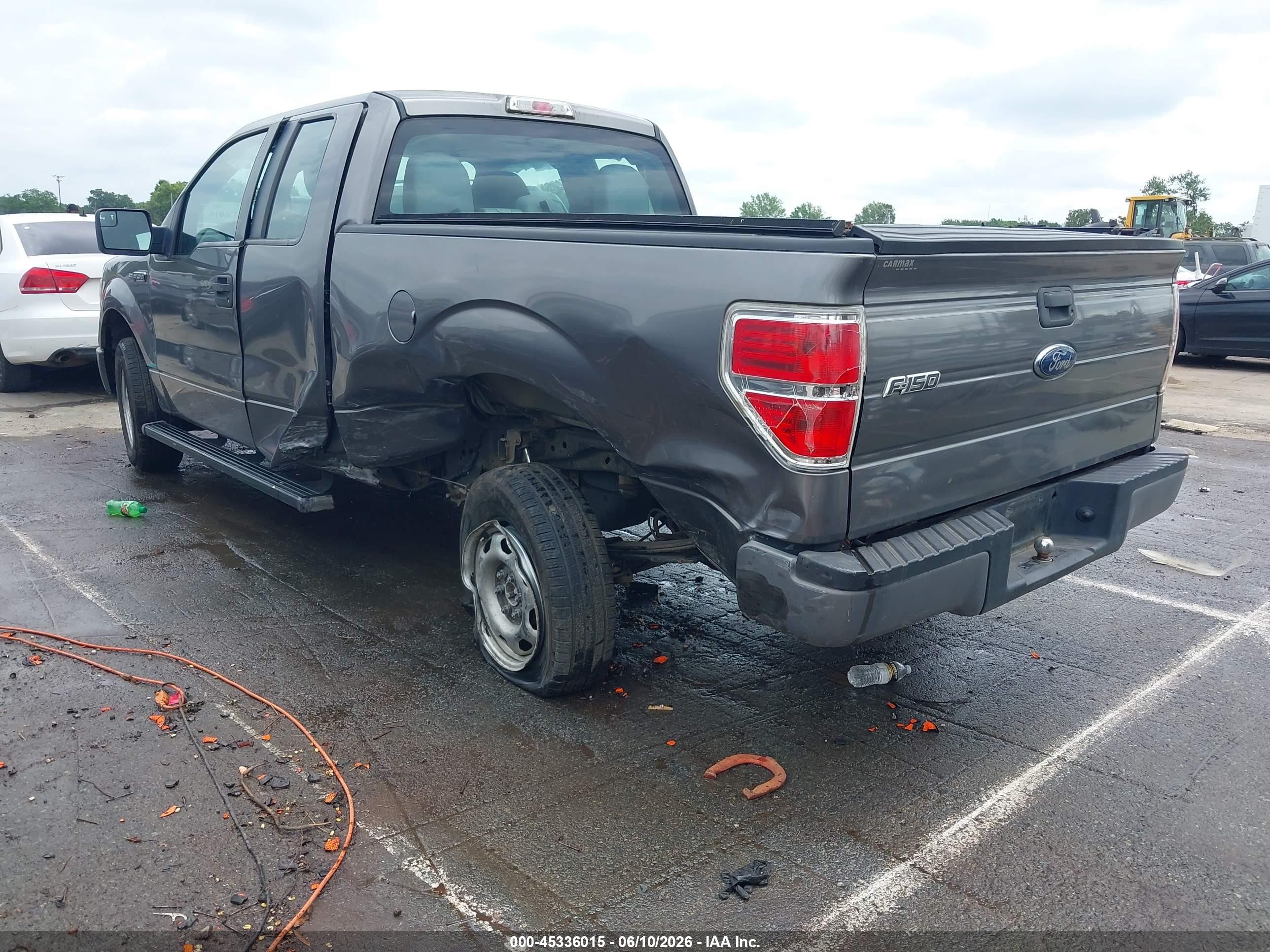 2013 Ford F-150 Xl Gray vin: 1FTEX1CM1DFA00064