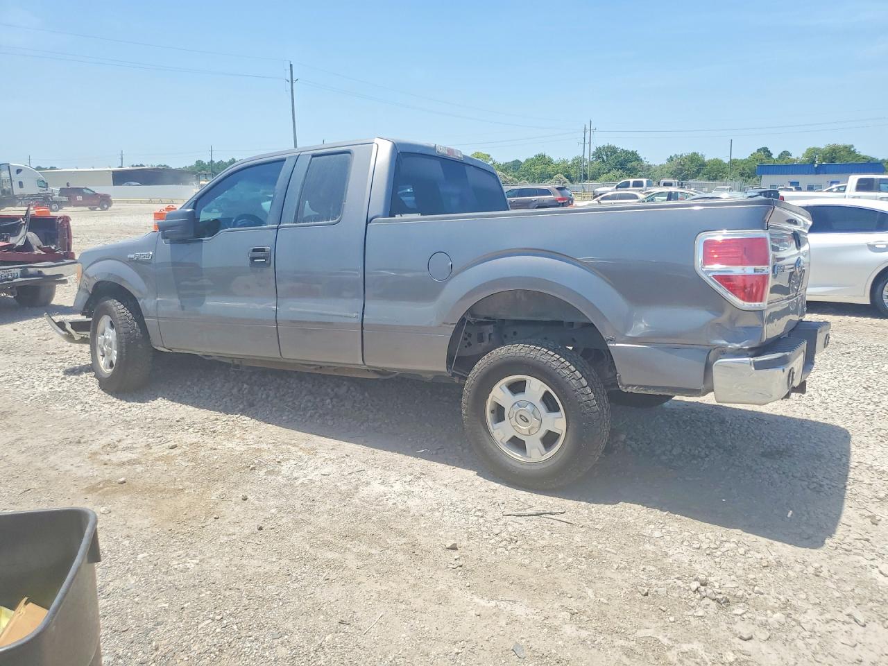 2013 Ford F150 Super Cab Gray vin: 1FTEX1CM1DFC64367