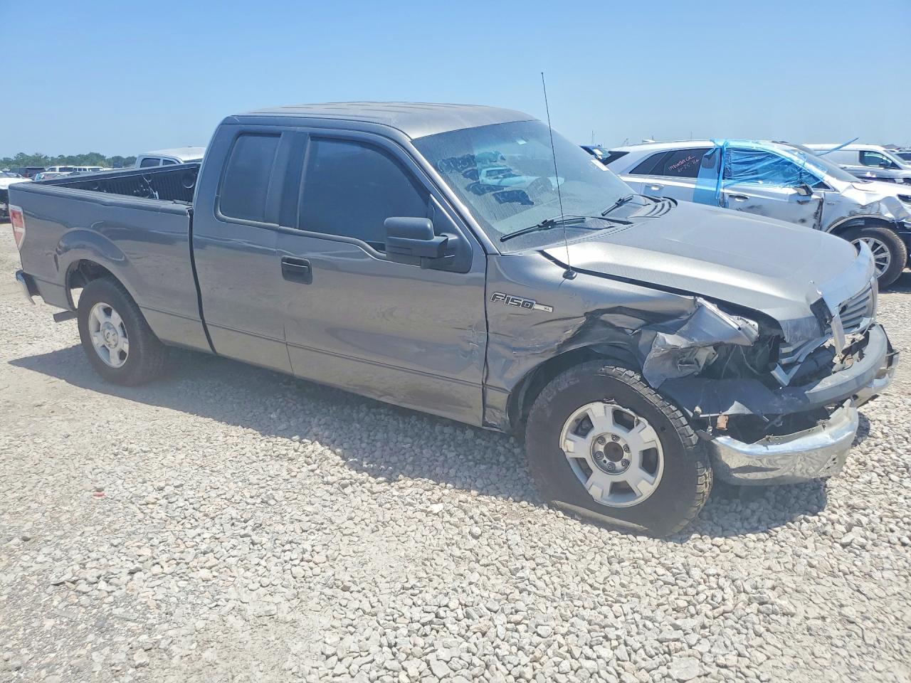 2013 Ford F150 Super Cab Gray vin: 1FTEX1CM1DFC64367