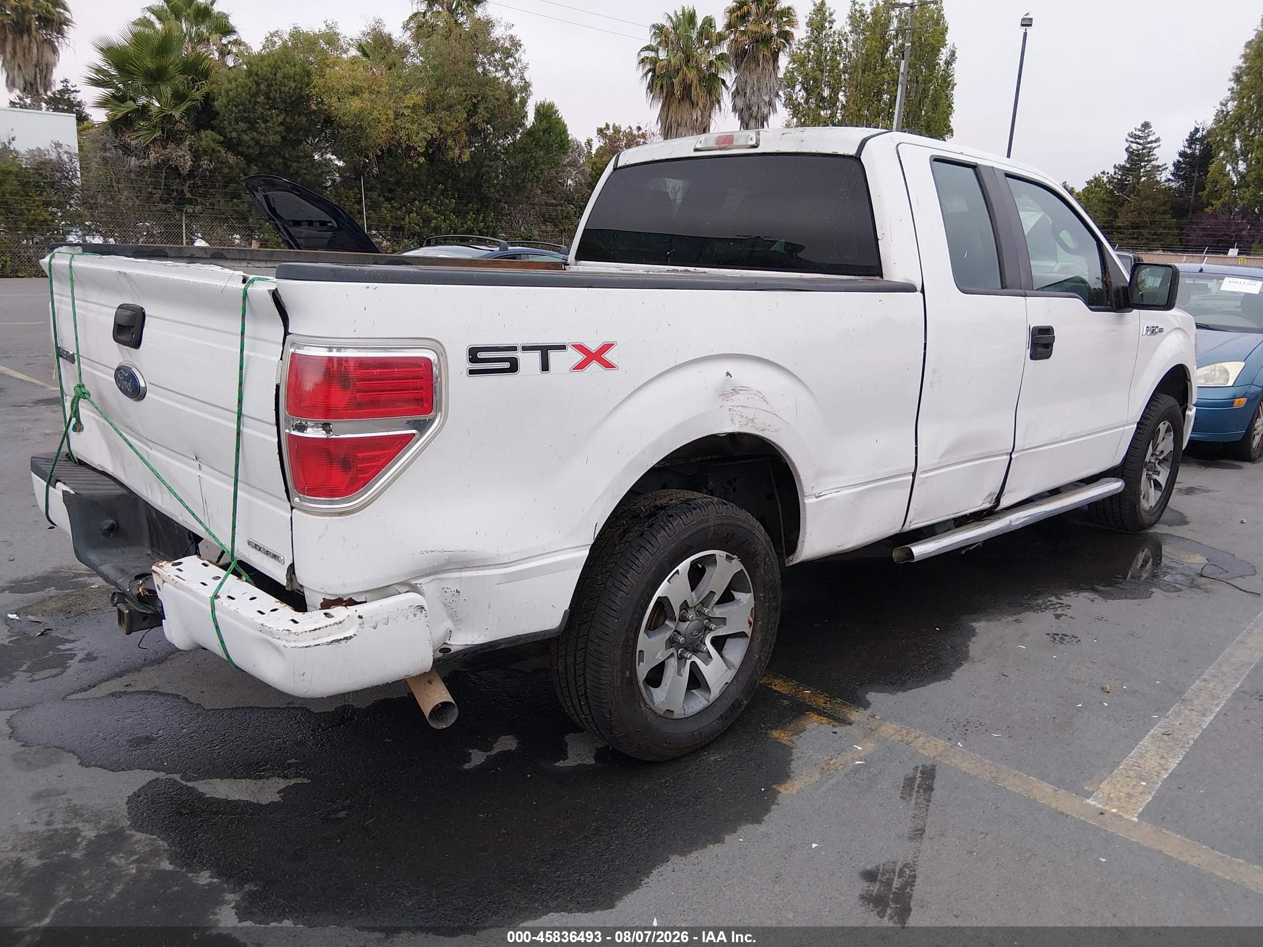 2013 Ford F-150 Stx White vin: 1FTEX1CM1DFD26964