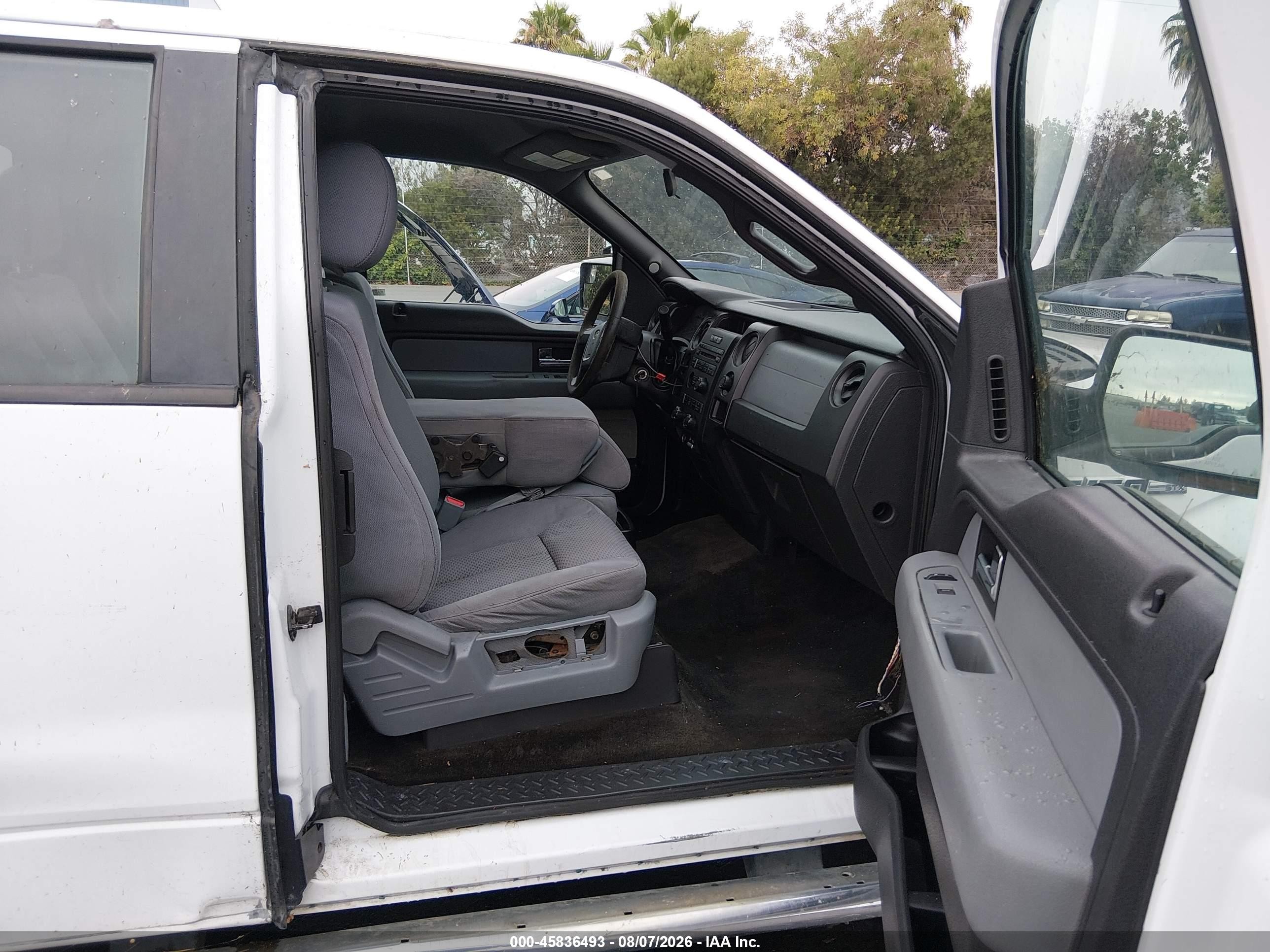 2013 Ford F-150 Stx White vin: 1FTEX1CM1DFD26964