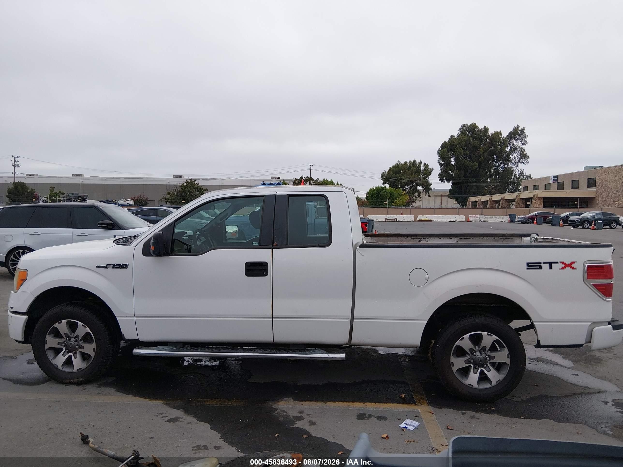 2013 Ford F-150 Stx White vin: 1FTEX1CM1DFD26964