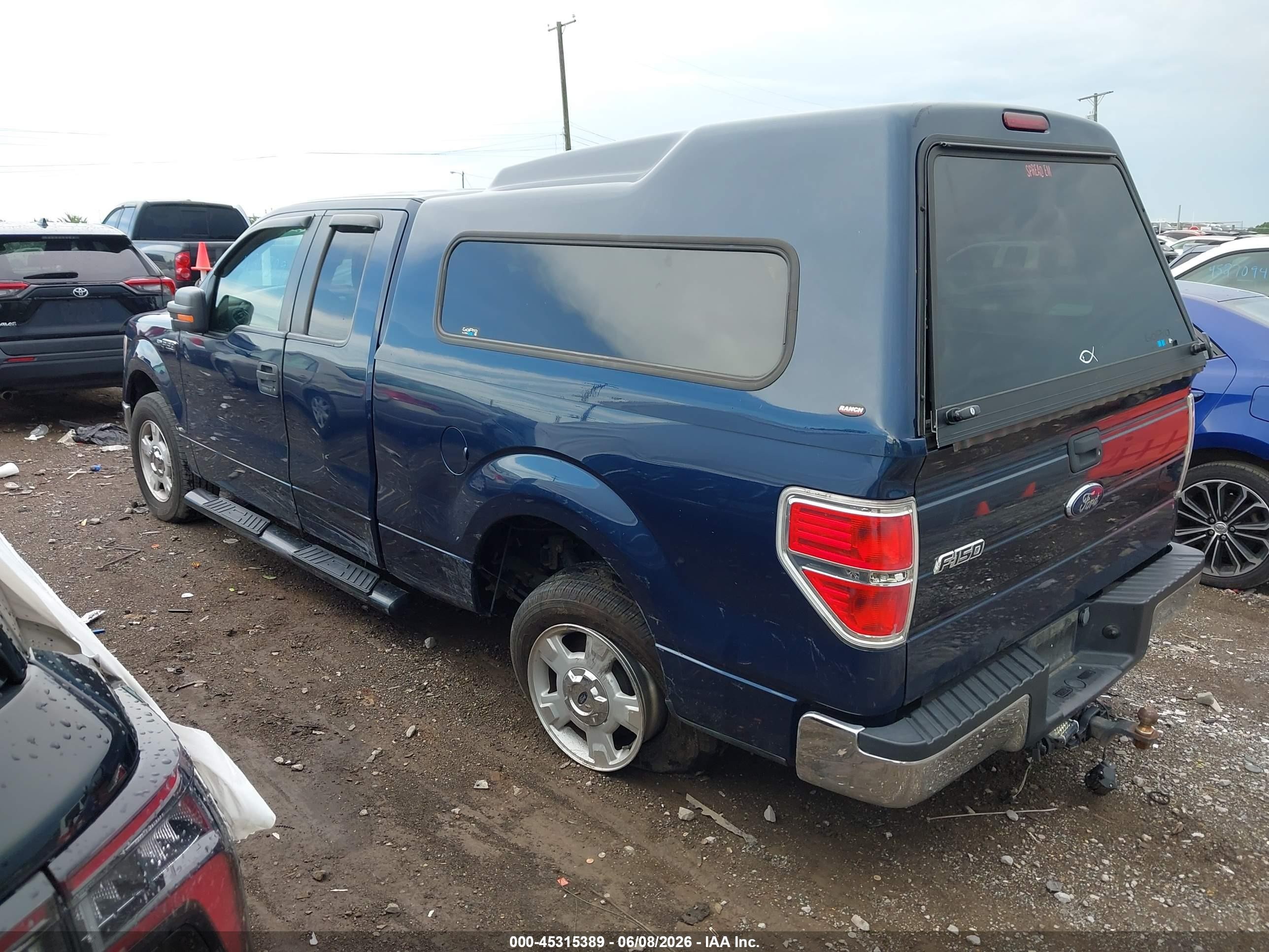 2013 Ford F-150 Xlt Blue vin: 1FTEX1CM1DFD92530