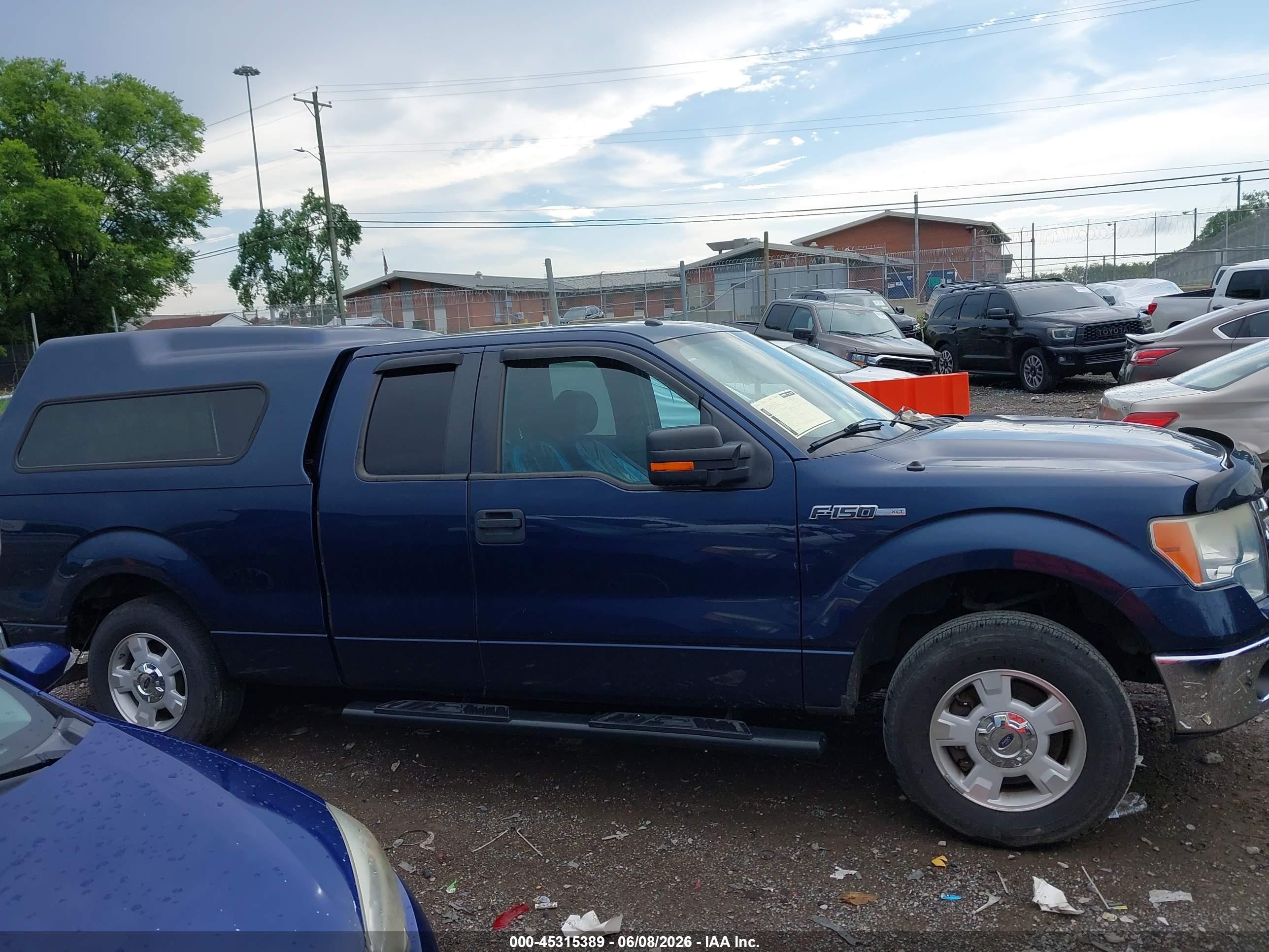 2013 Ford F-150 Xlt Blue vin: 1FTEX1CM1DFD92530
