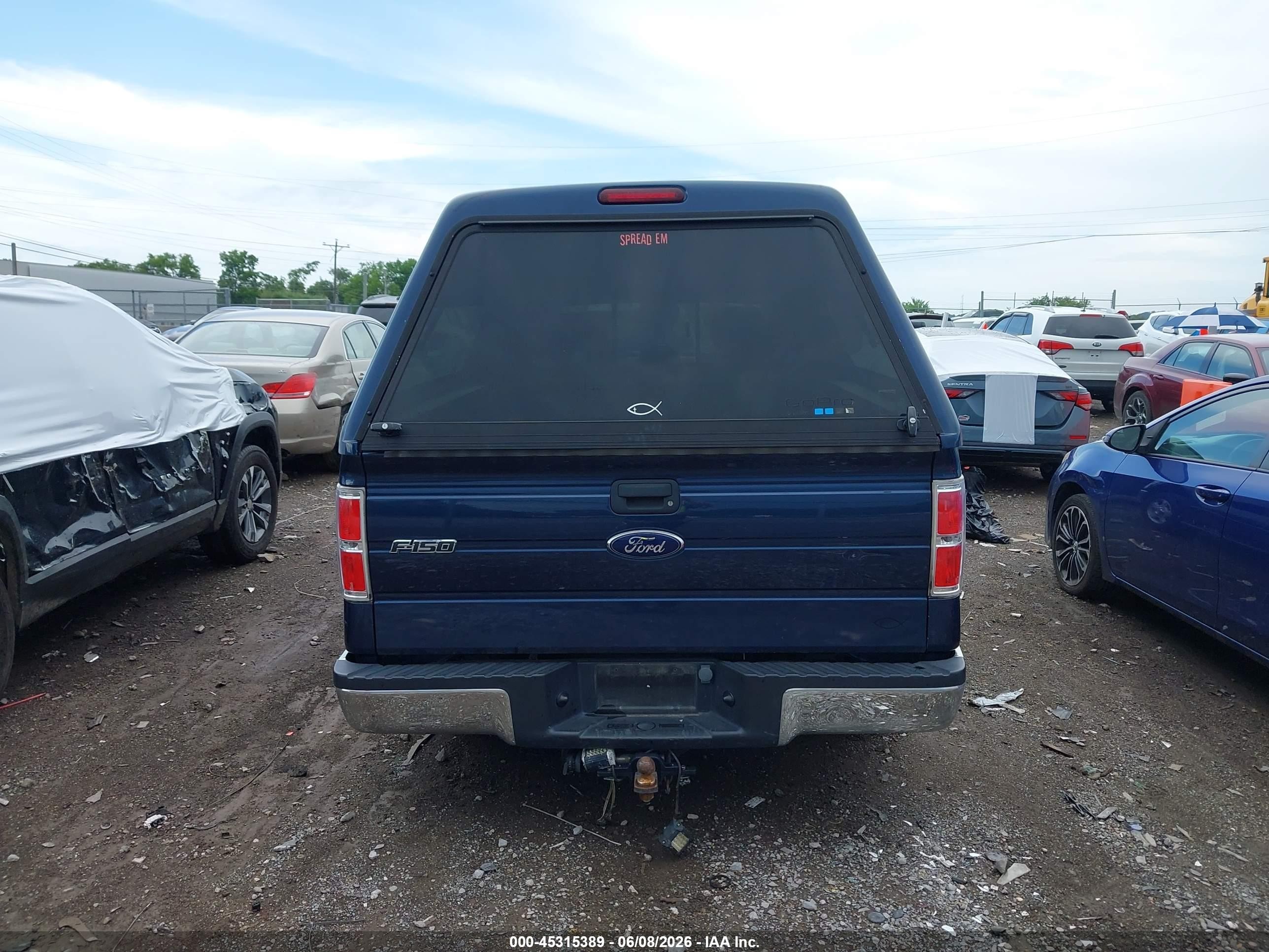 2013 Ford F-150 Xlt Blue vin: 1FTEX1CM1DFD92530