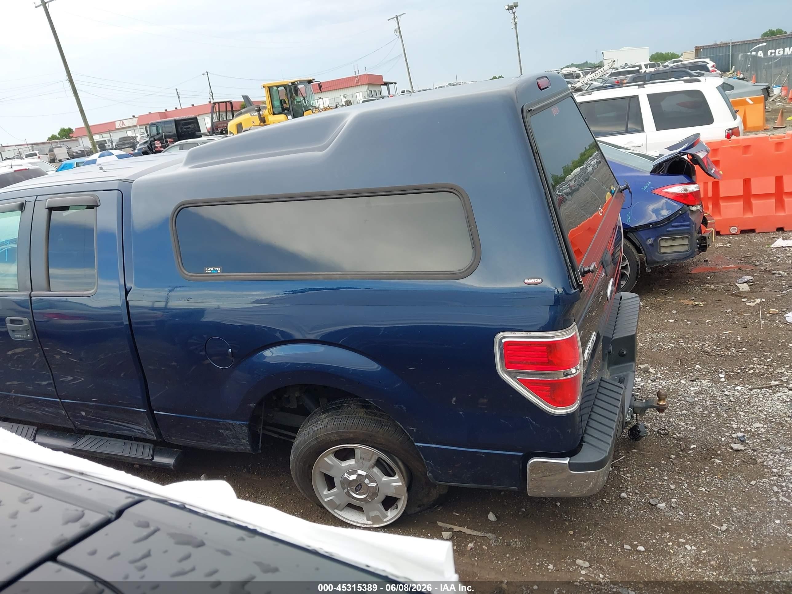 2013 Ford F-150 Xlt Blue vin: 1FTEX1CM1DFD92530