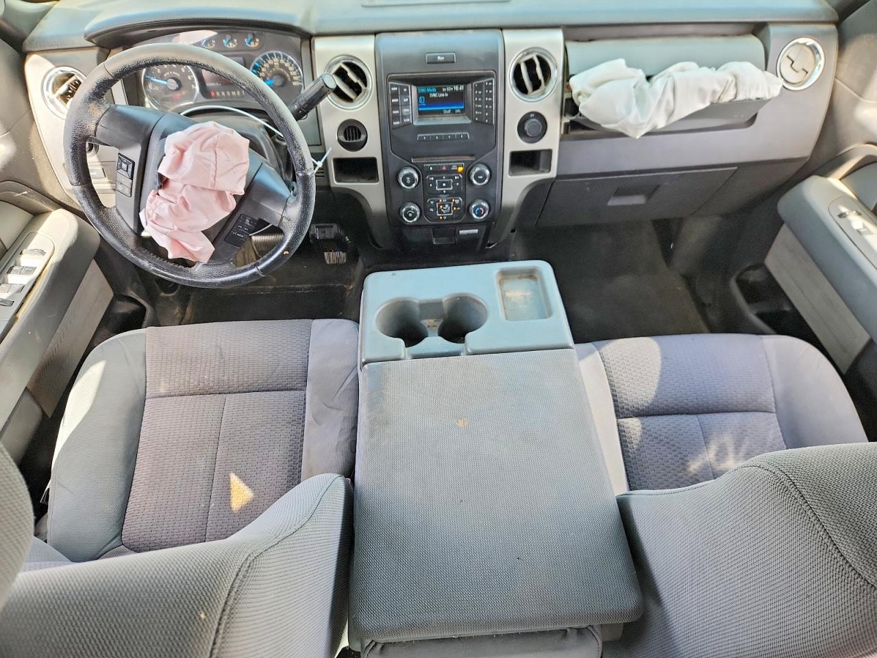 2013 Ford F150 Super Cab Gray vin: 1FTEX1CM1DFE05048