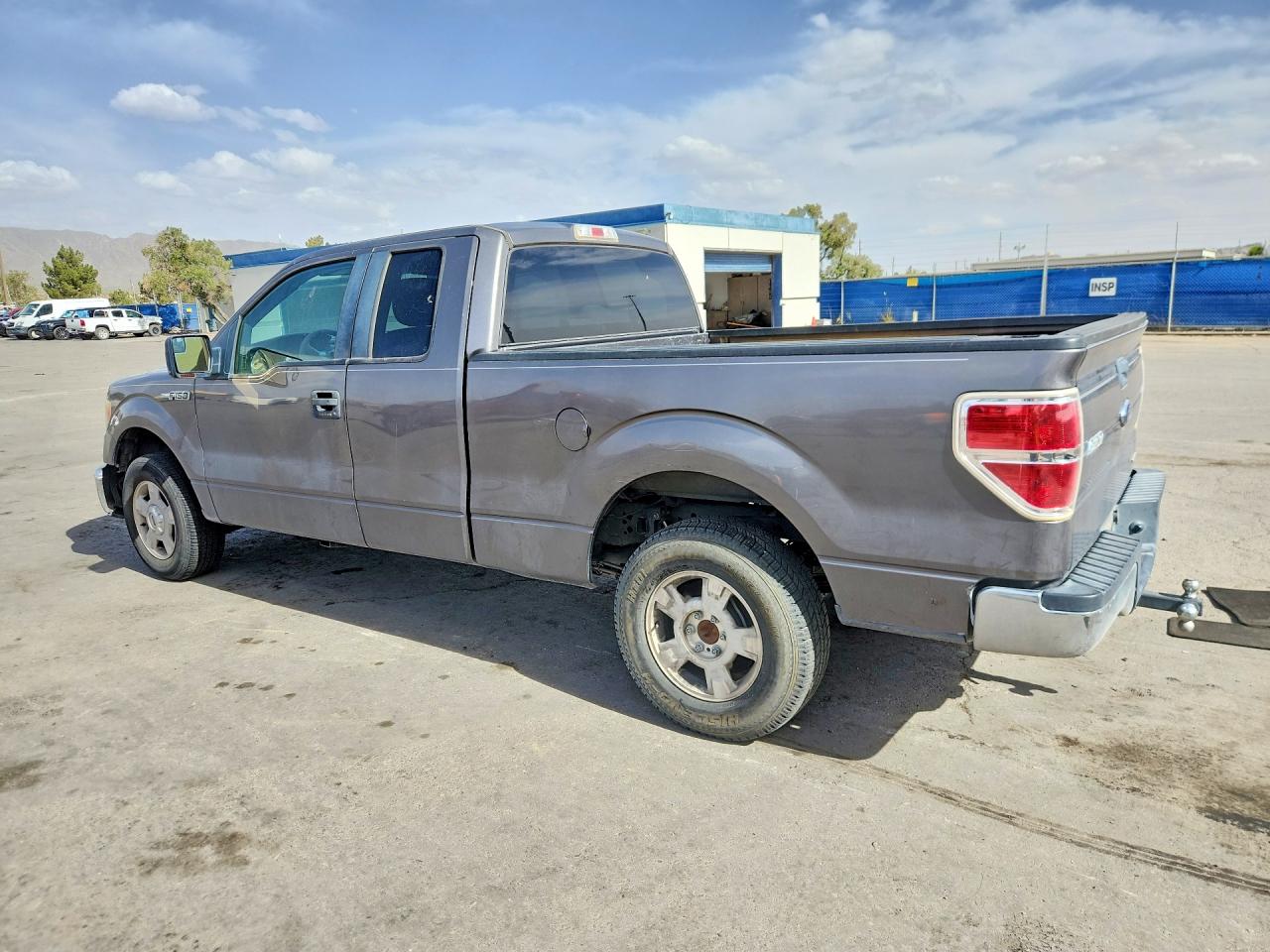 2013 Ford F150 Super Cab Gray vin: 1FTEX1CM1DFE05048
