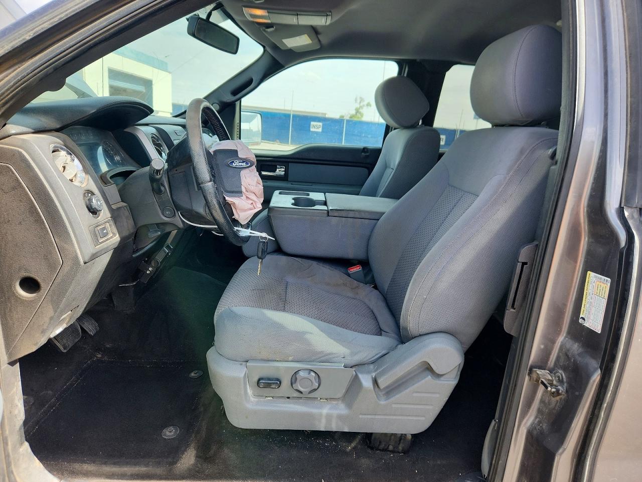 2013 Ford F150 Super Cab Gray vin: 1FTEX1CM1DFE05048