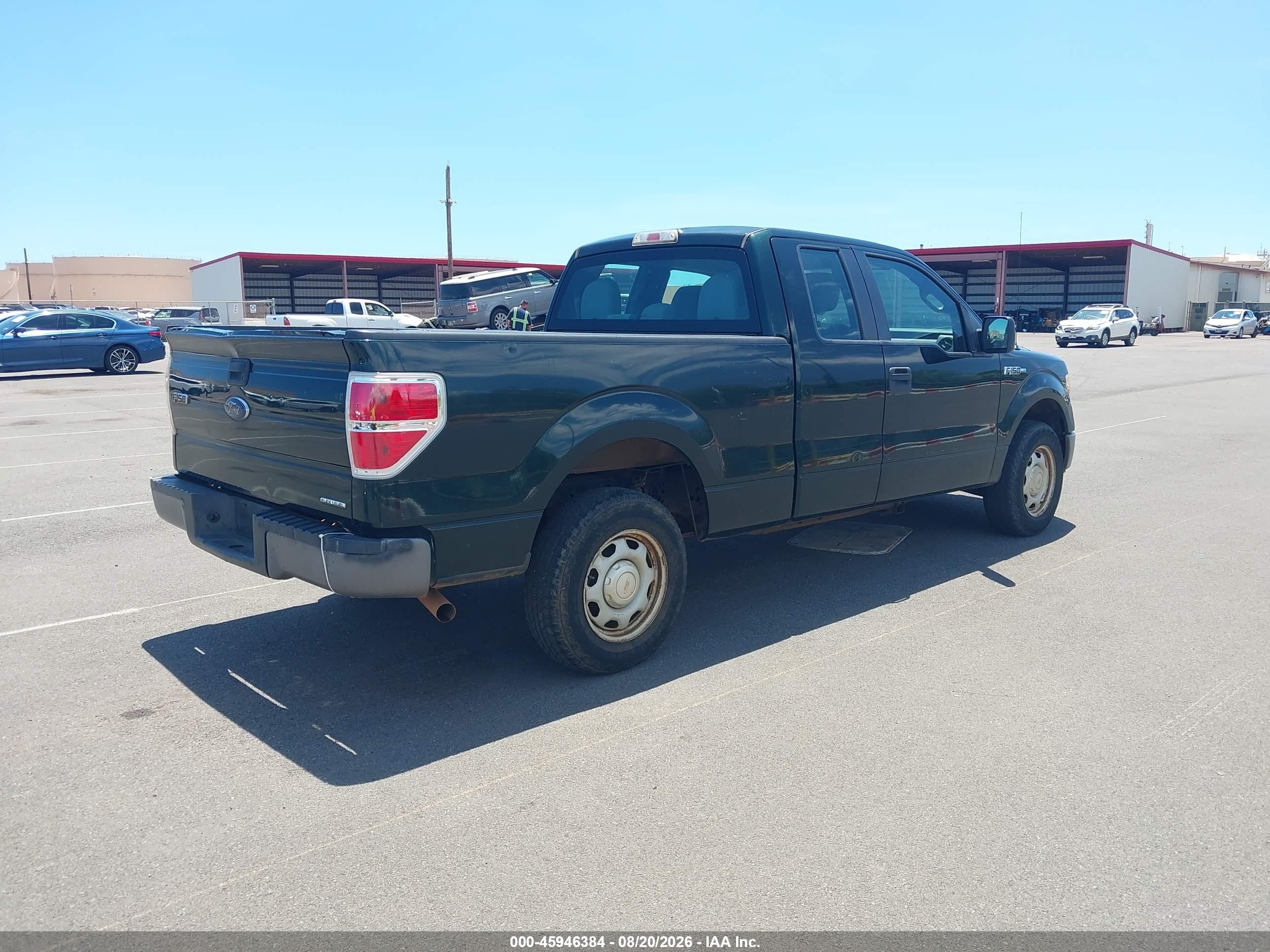 2014 Ford F-150 Xl Green vin: 1FTEX1CM1EFC74897