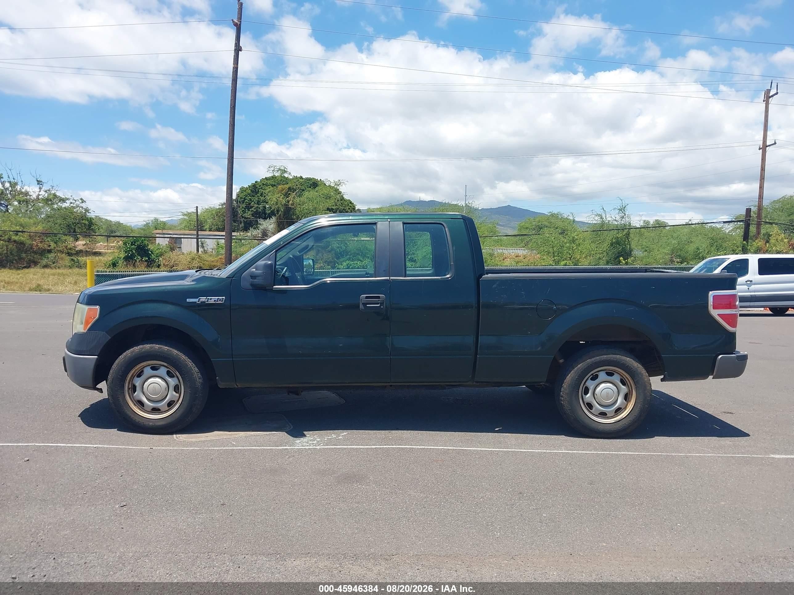 2014 Ford F-150 Xl Green vin: 1FTEX1CM1EFC74897