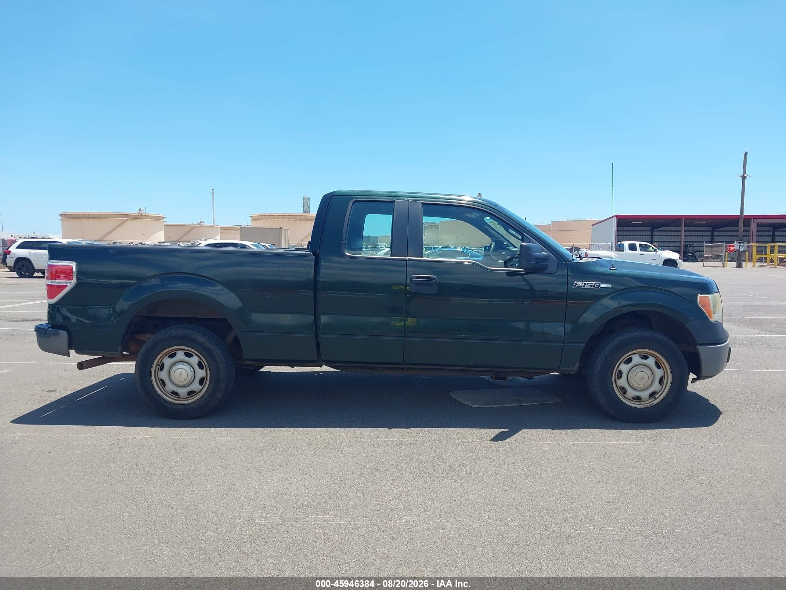 2014 Ford F-150 Xl Green vin: 1FTEX1CM1EFC74897