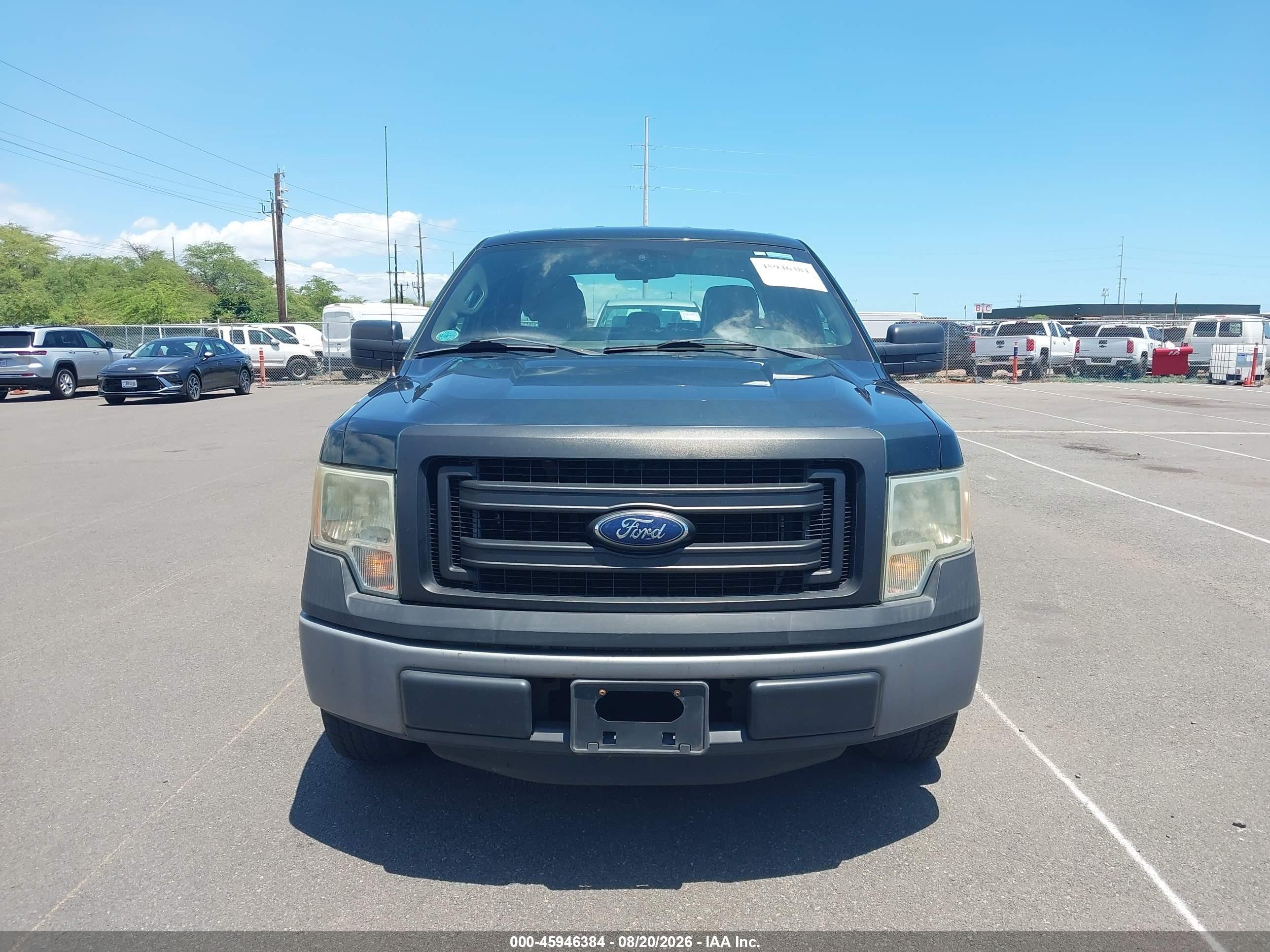 2014 Ford F-150 Xl Green vin: 1FTEX1CM1EFC74897