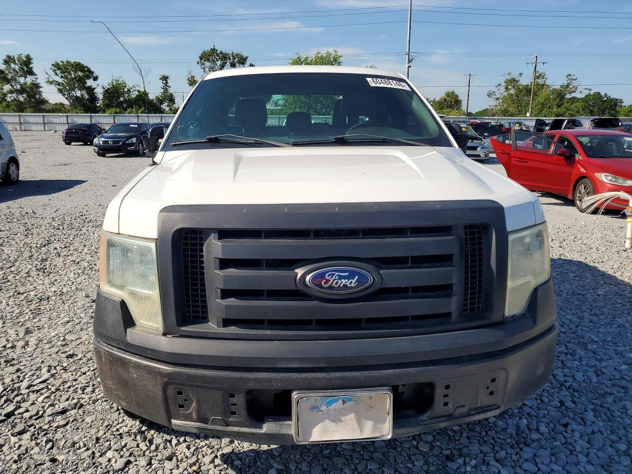 2012 Ford F150 Super Cab White vin: 1FTEX1CM2CFB36802