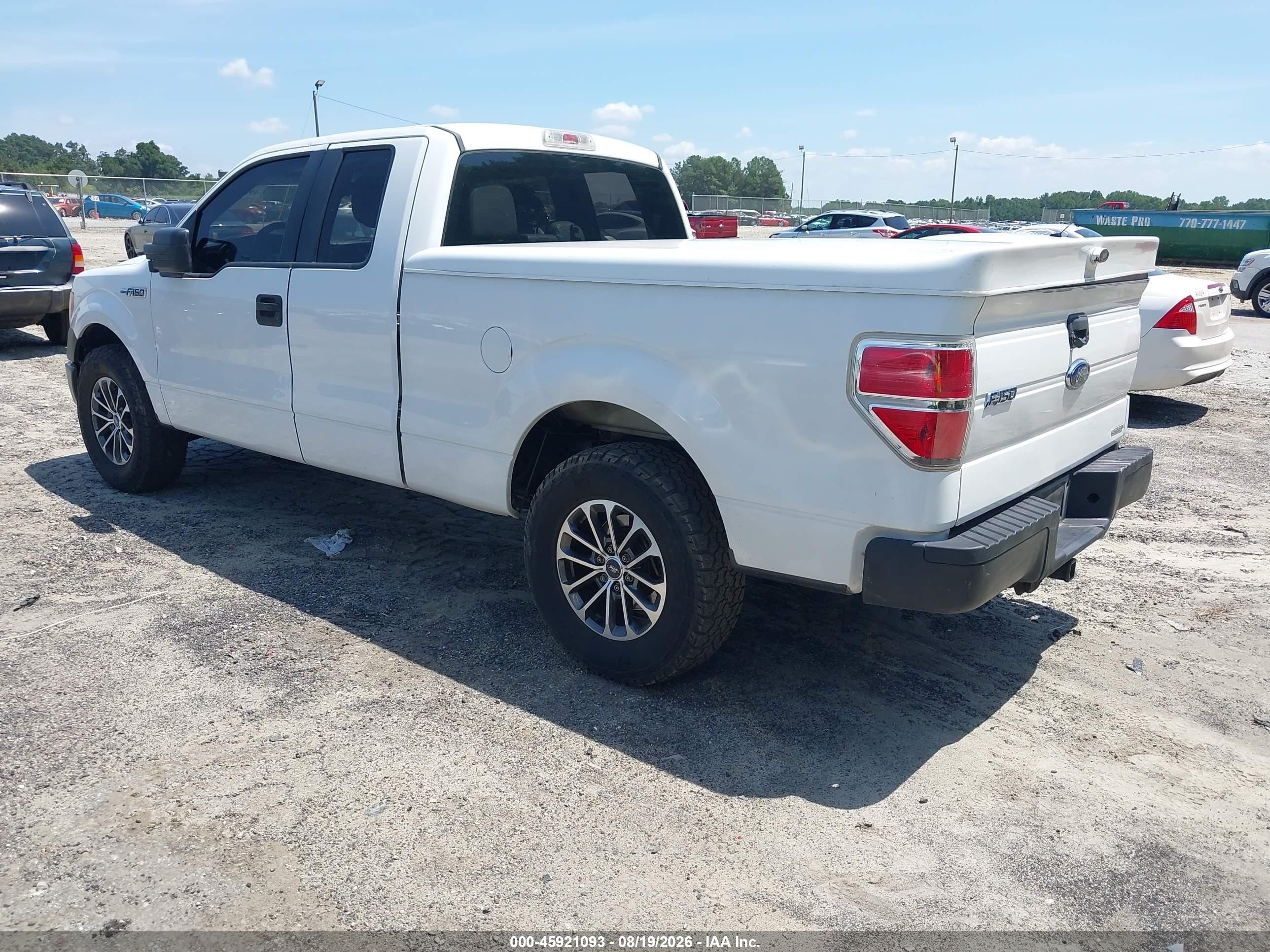 2013 Ford F-150 Xl White vin: 1FTEX1CM2DFA20047