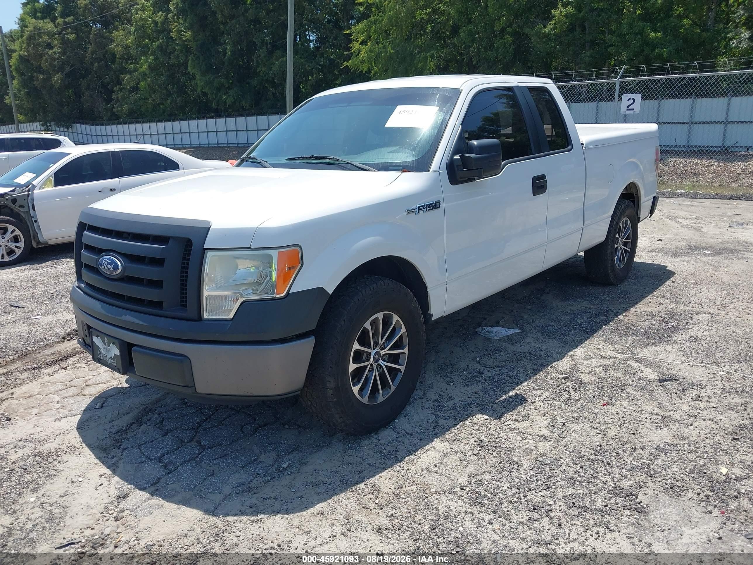 2013 Ford F-150 Xl White vin: 1FTEX1CM2DFA20047