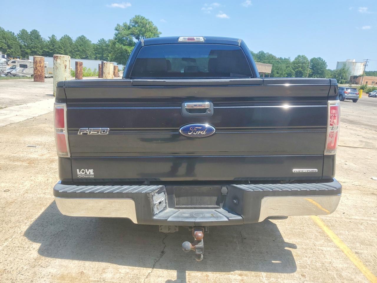 2013 Ford F150 Super Cab Black vin: 1FTEX1CM2DFD44597