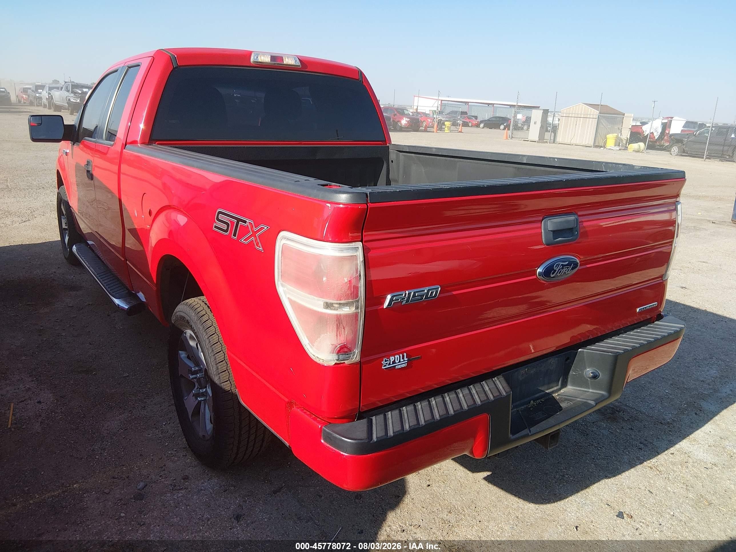 2014 Ford F-150 Stx Red vin: 1FTEX1CM2EFC52388
