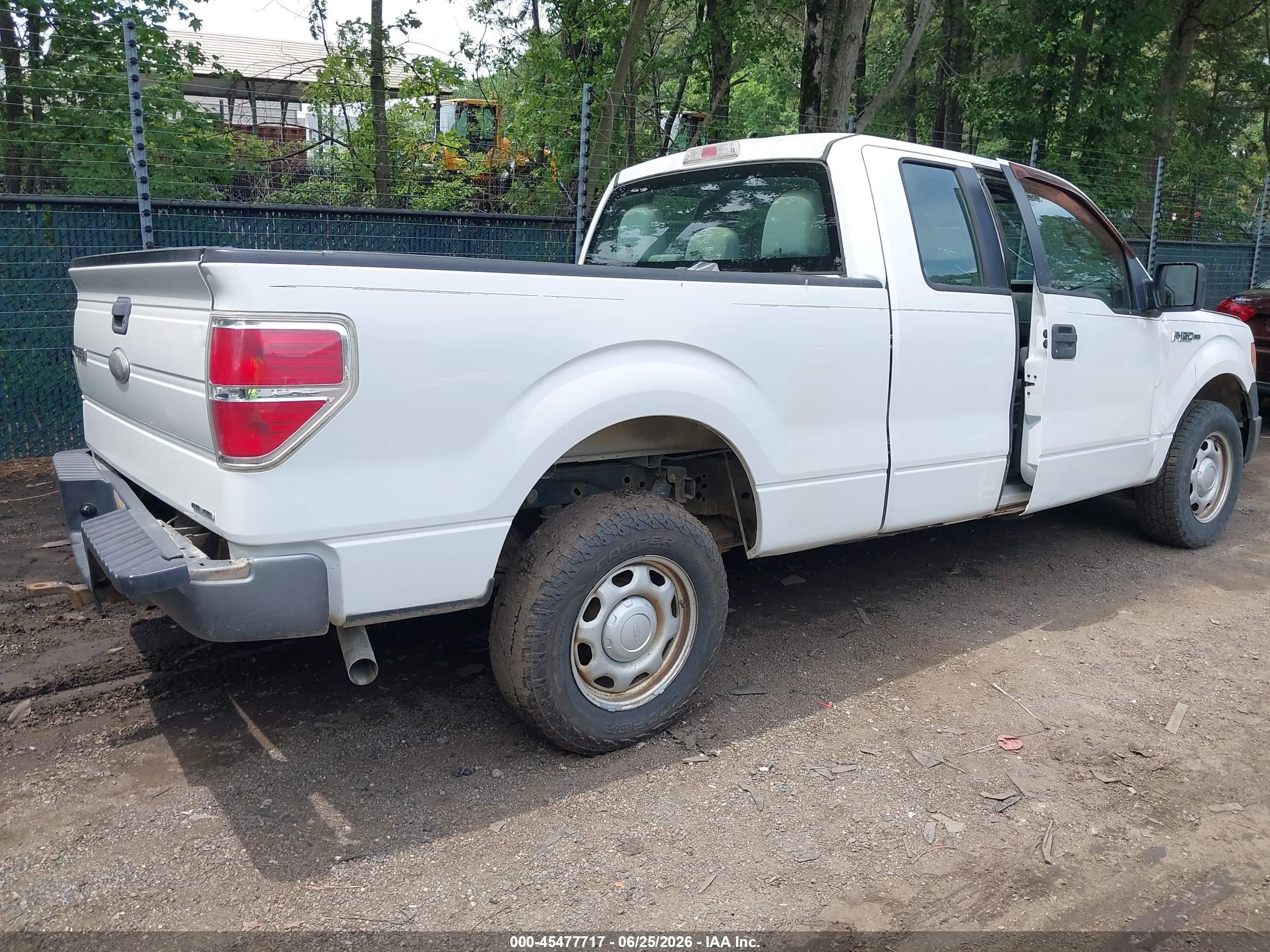 2011 Ford F-150 Stx/xl/xlt White vin: 1FTEX1CM3BFB39853