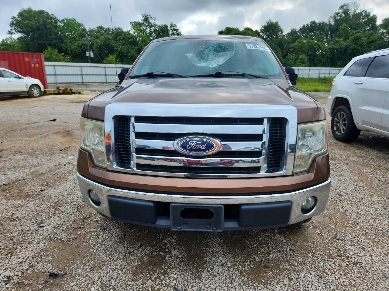 2011 Ford F150 Super Cab Brown vin: 1FTEX1CM3BFD02565