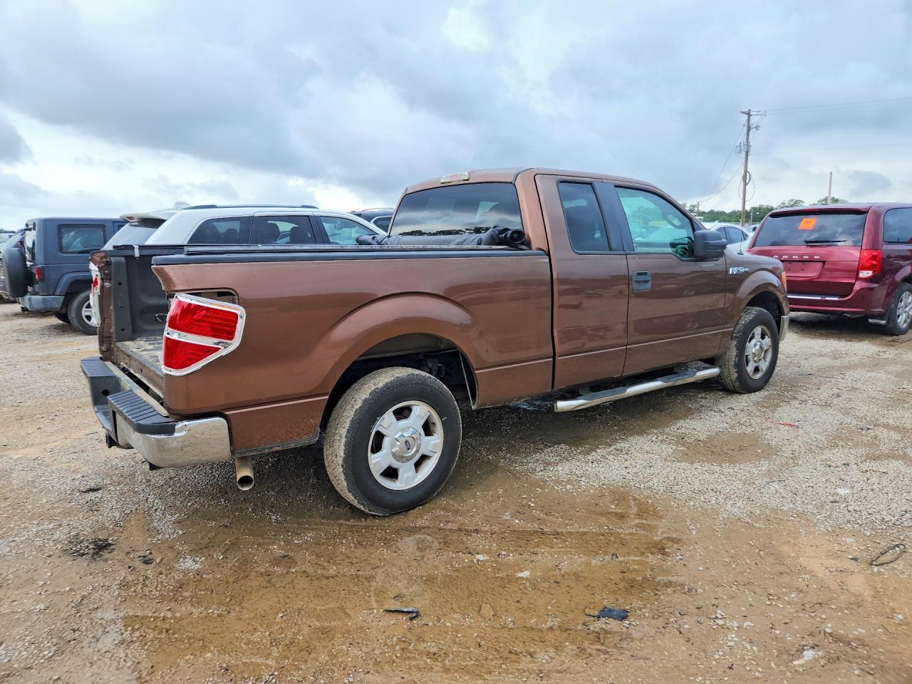 2011 Ford F150 Super Cab Brown vin: 1FTEX1CM3BFD02565