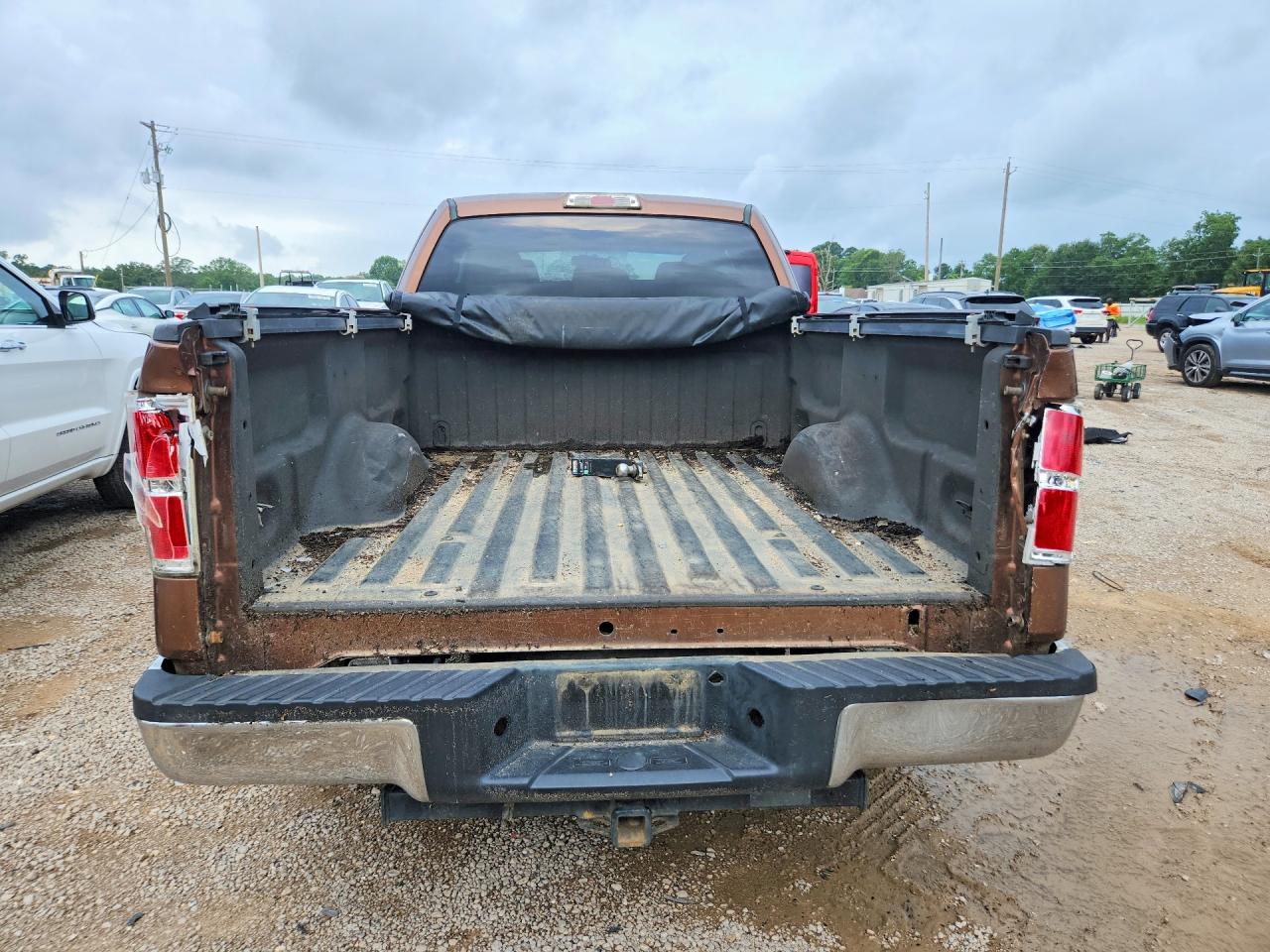 2011 Ford F150 Super Cab Brown vin: 1FTEX1CM3BFD02565
