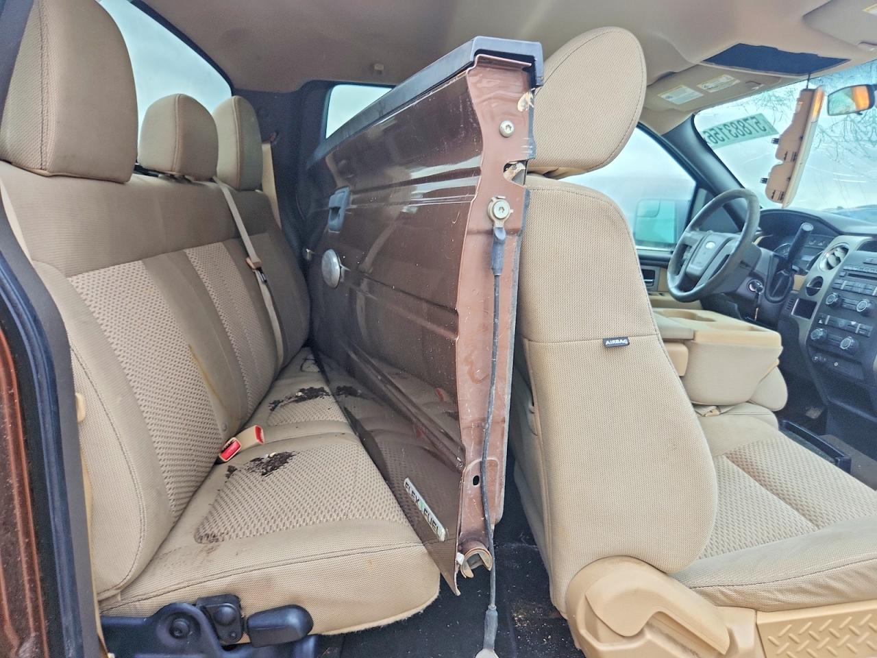 2011 Ford F150 Super Cab Brown vin: 1FTEX1CM3BFD02565