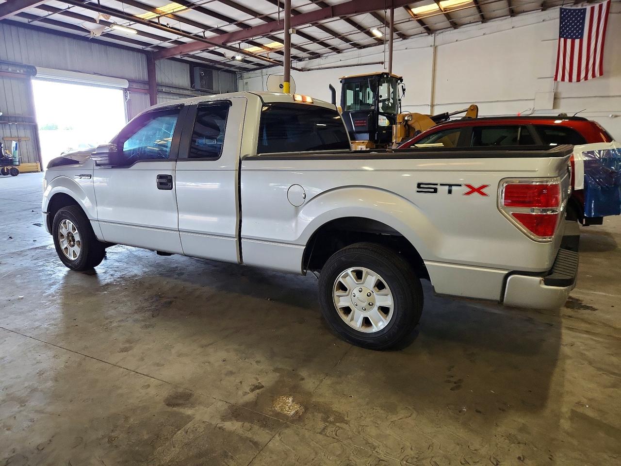 2012 Ford F150 Super Cab Silver vin: 1FTEX1CM3CKE04859