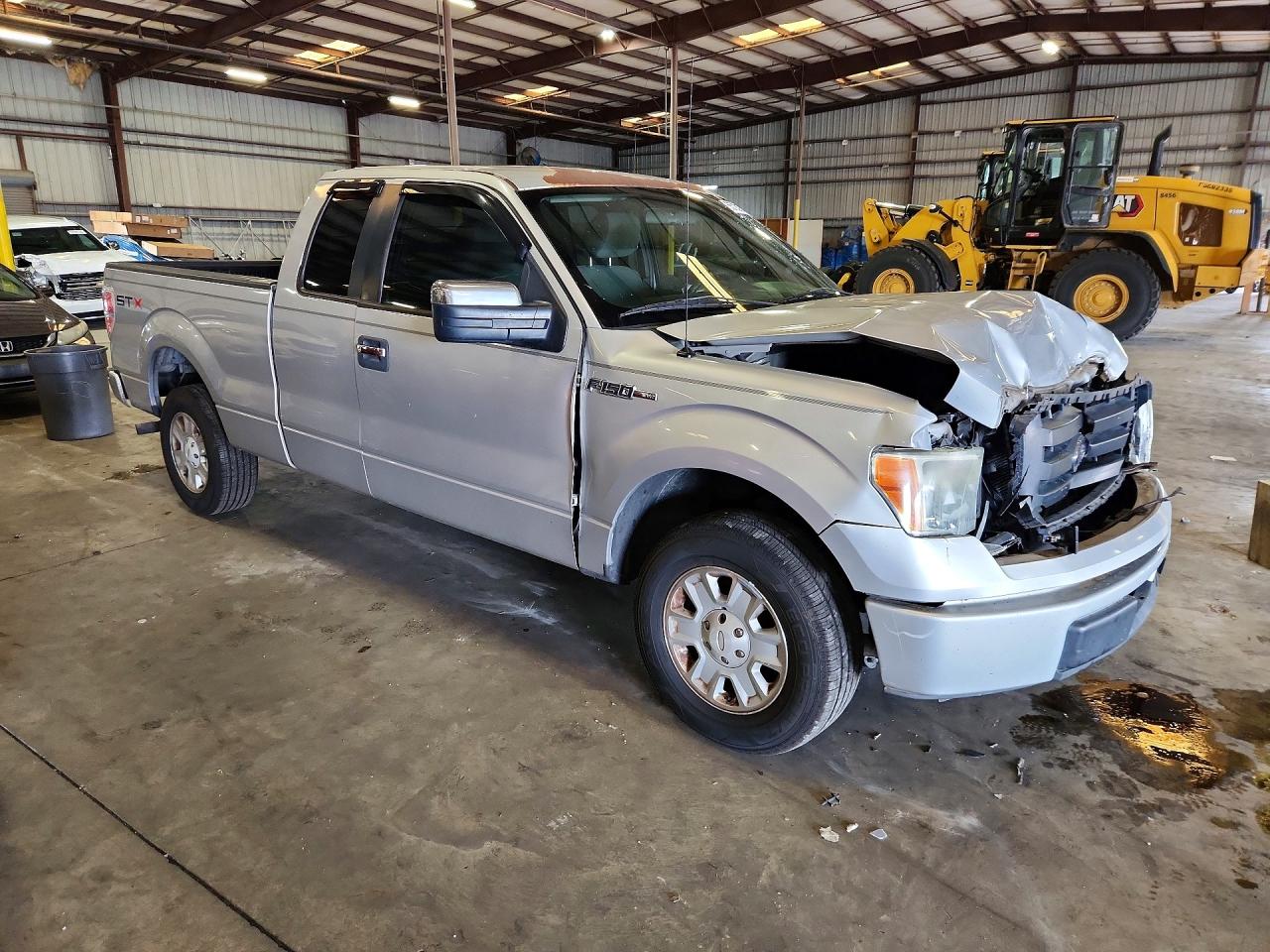 2012 Ford F150 Super Cab Silver vin: 1FTEX1CM3CKE04859