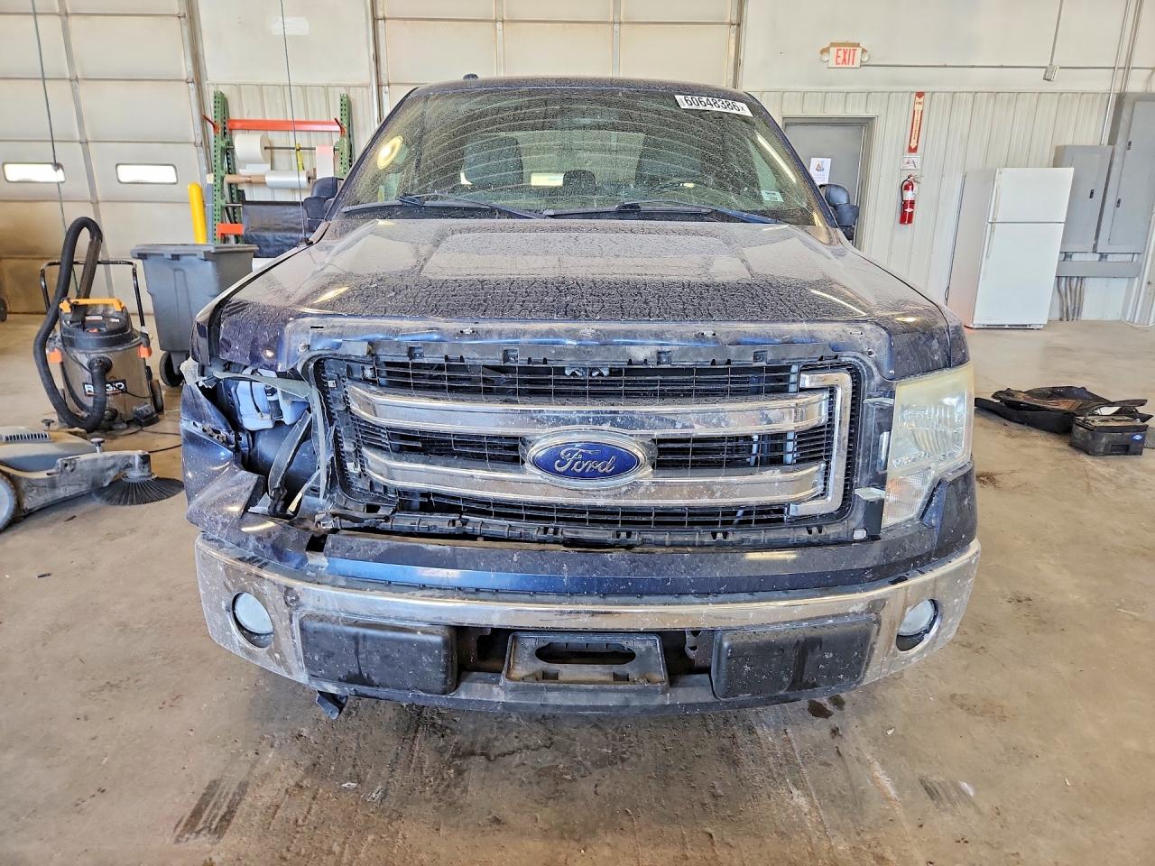 2013 Ford F150 Super Cab Blue vin: 1FTEX1CM3DFB35403