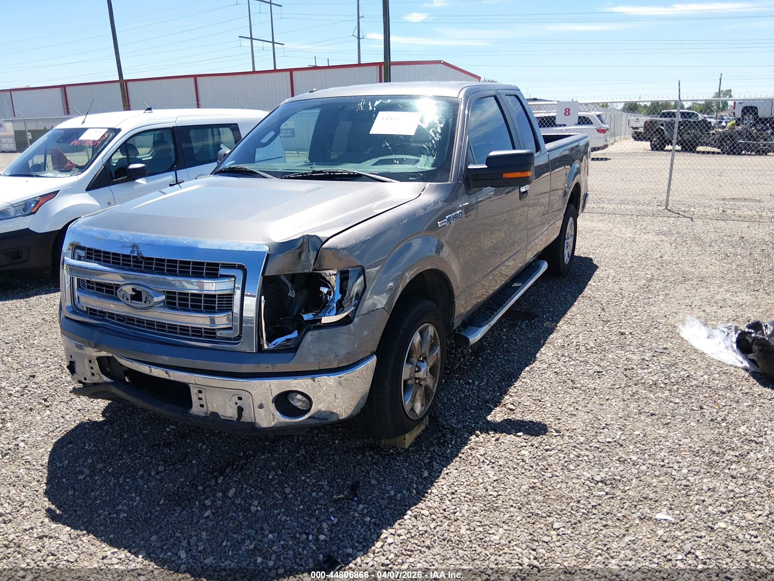 2013 Ford F-150 Xlt Gray vin: 1FTEX1CM3DFD92870