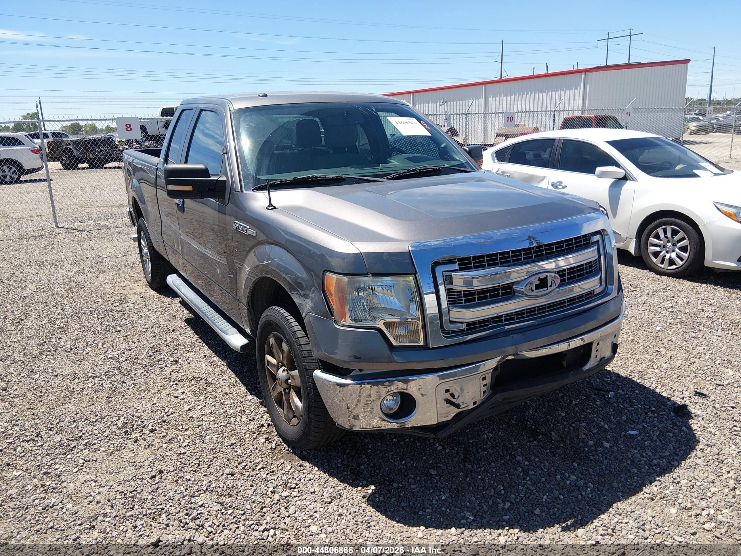 2013 Ford F-150 Xlt Gray vin: 1FTEX1CM3DFD92870