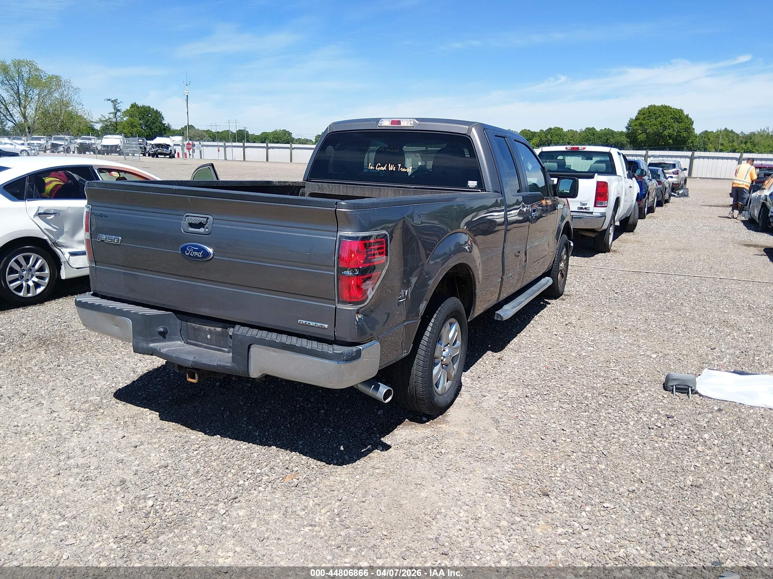 2013 Ford F-150 Xlt Gray vin: 1FTEX1CM3DFD92870