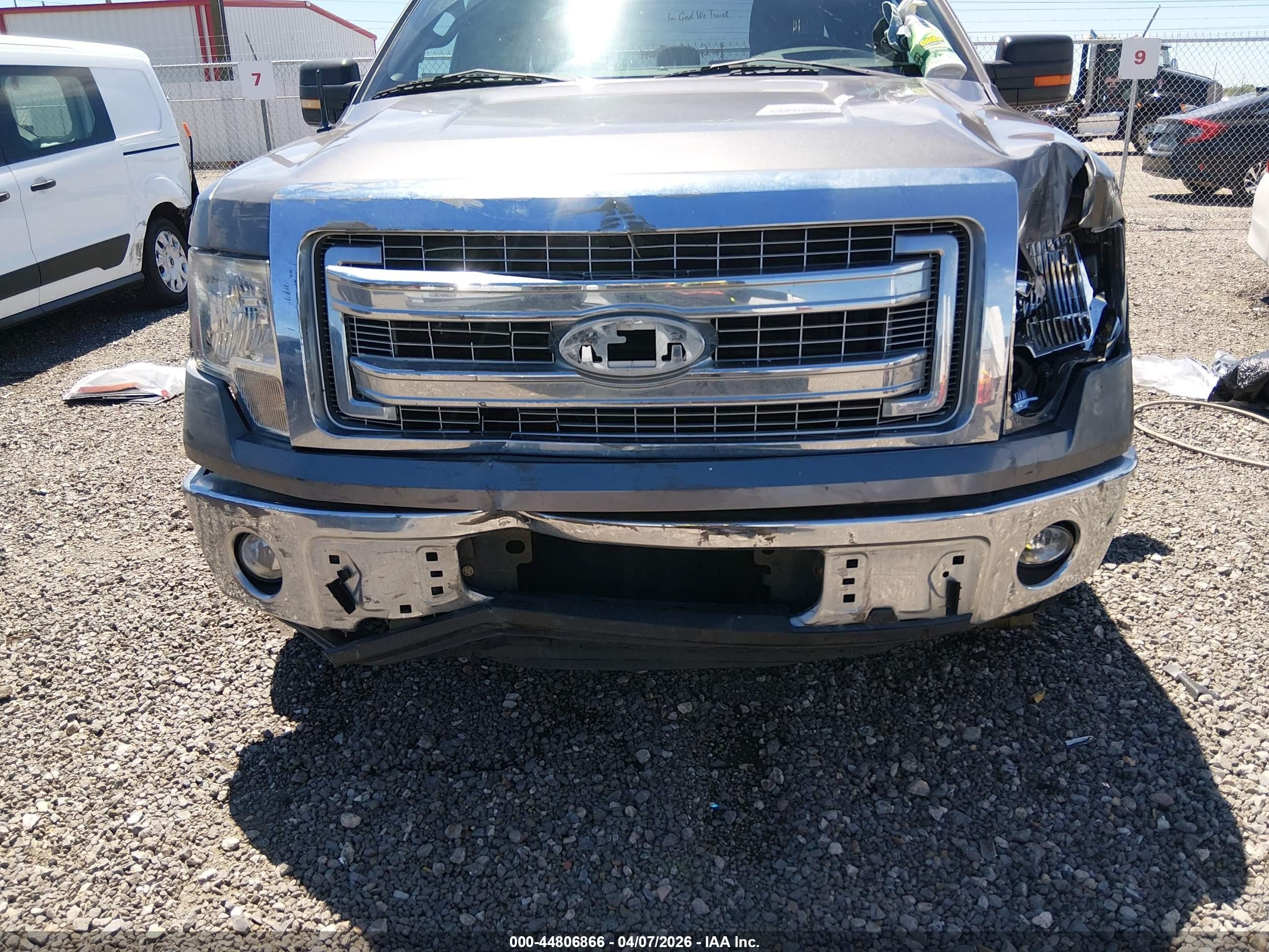 2013 Ford F-150 Xlt Gray vin: 1FTEX1CM3DFD92870