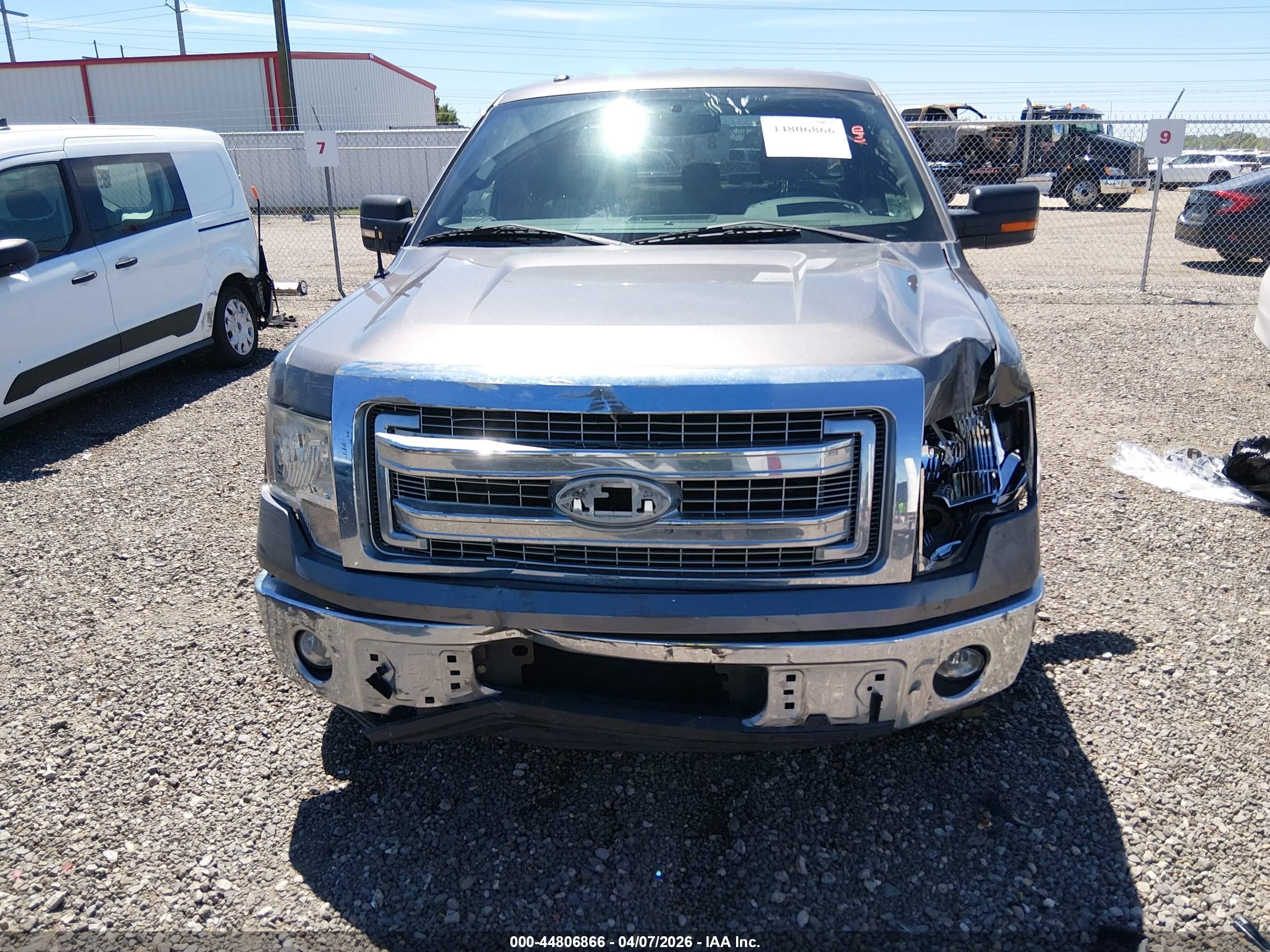 2013 Ford F-150 Xlt Gray vin: 1FTEX1CM3DFD92870