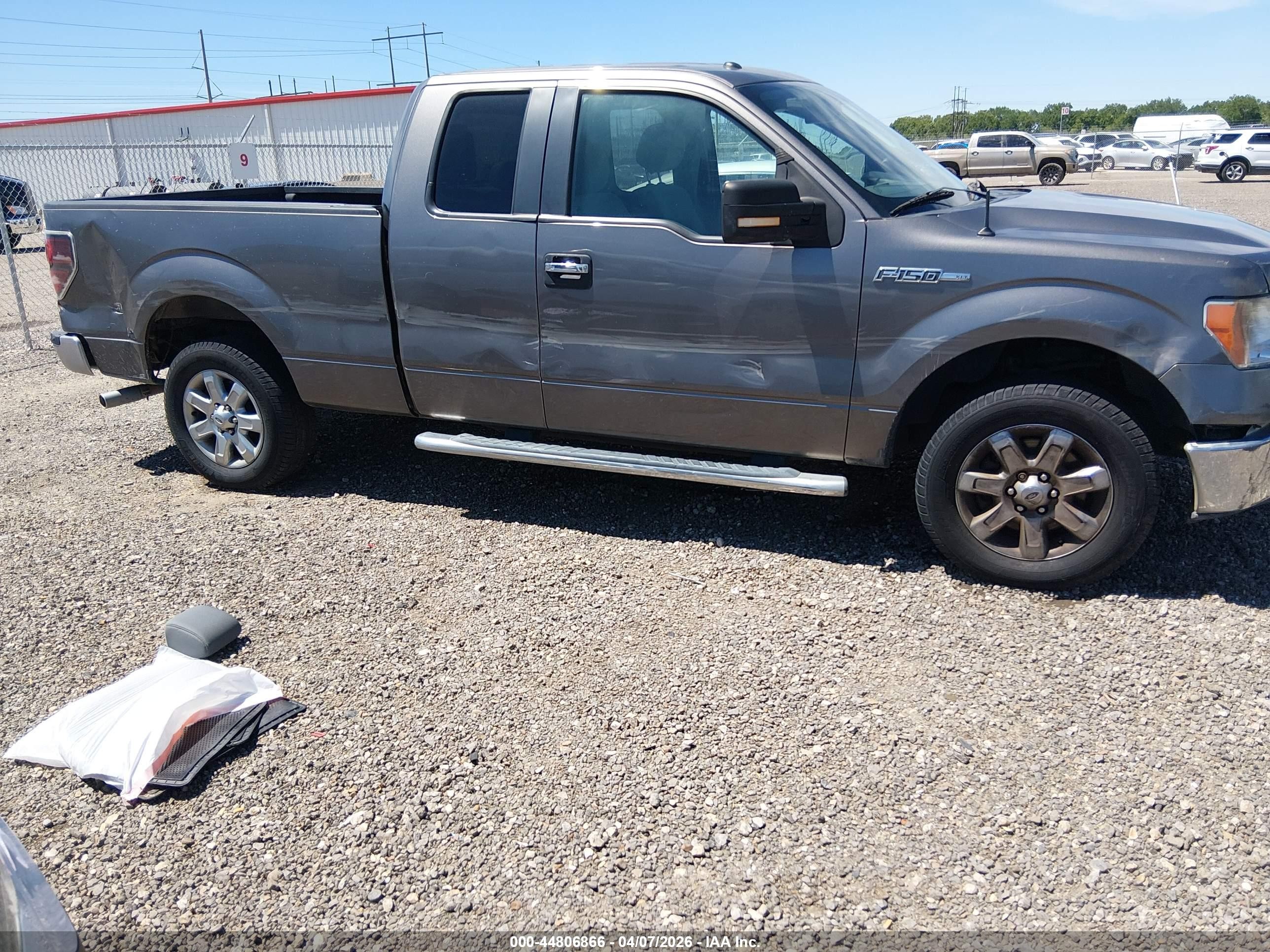 2013 Ford F-150 Xlt Gray vin: 1FTEX1CM3DFD92870