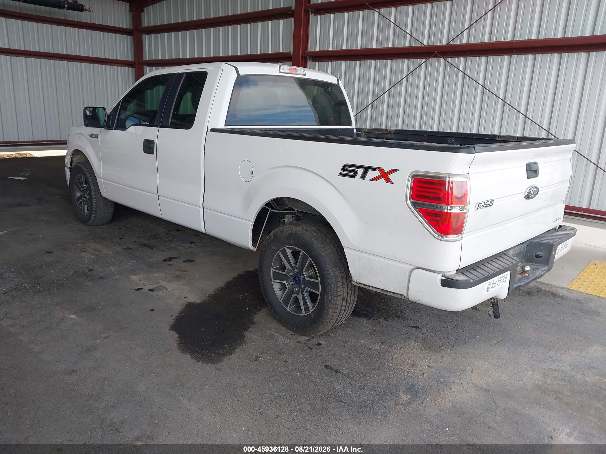 2014 Ford F-150 Stx Белый vin: 1FTEX1CM3EFA33973