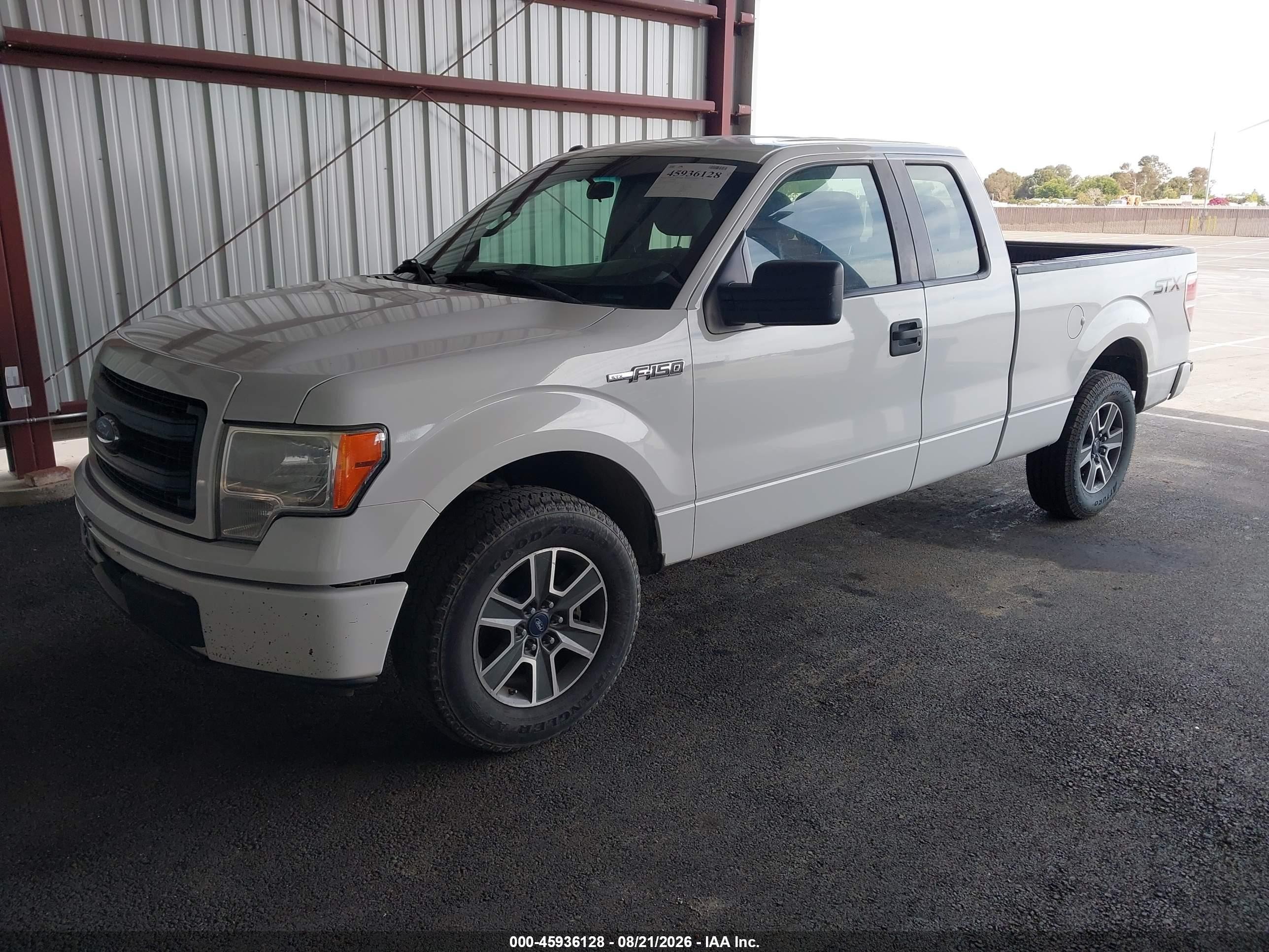 2014 Ford F-150 Stx Белый vin: 1FTEX1CM3EFA33973