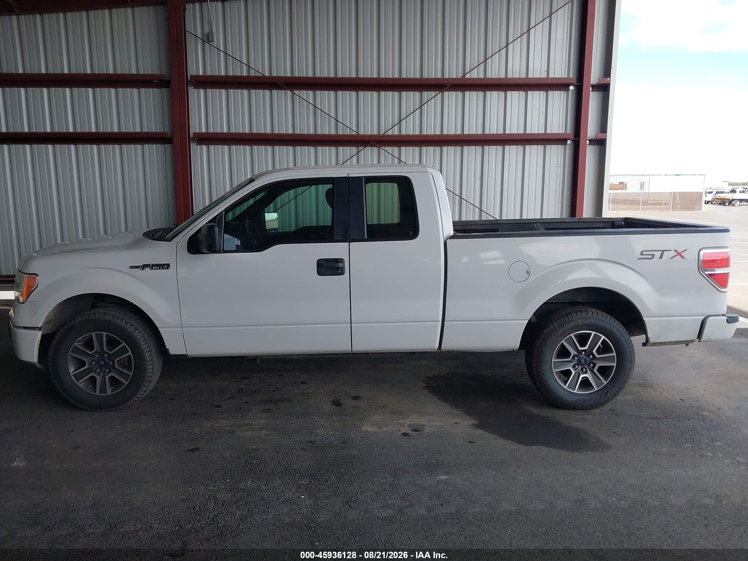 2014 Ford F-150 Stx Белый vin: 1FTEX1CM3EFA33973