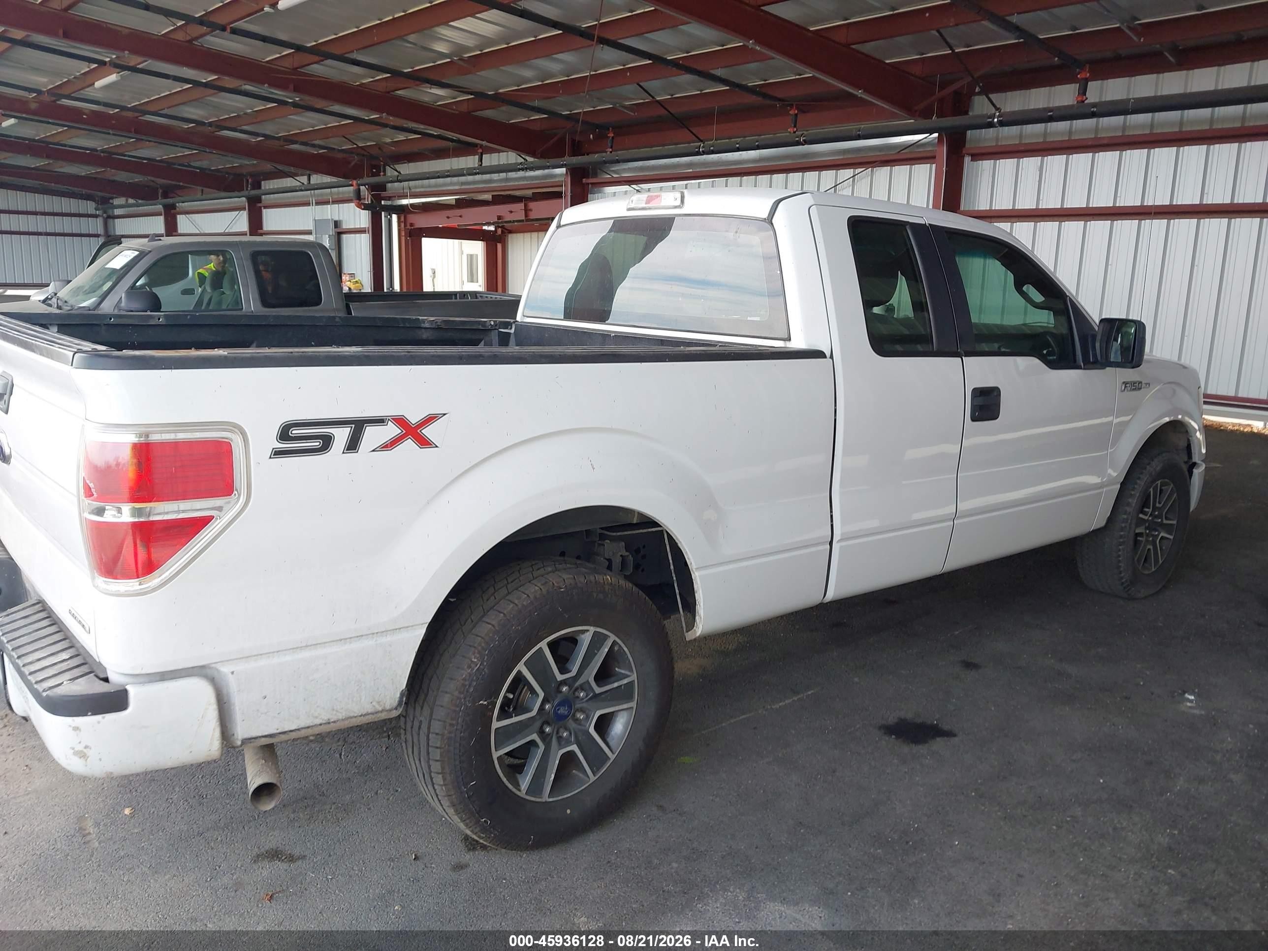 2014 Ford F-150 Stx Белый vin: 1FTEX1CM3EFA33973