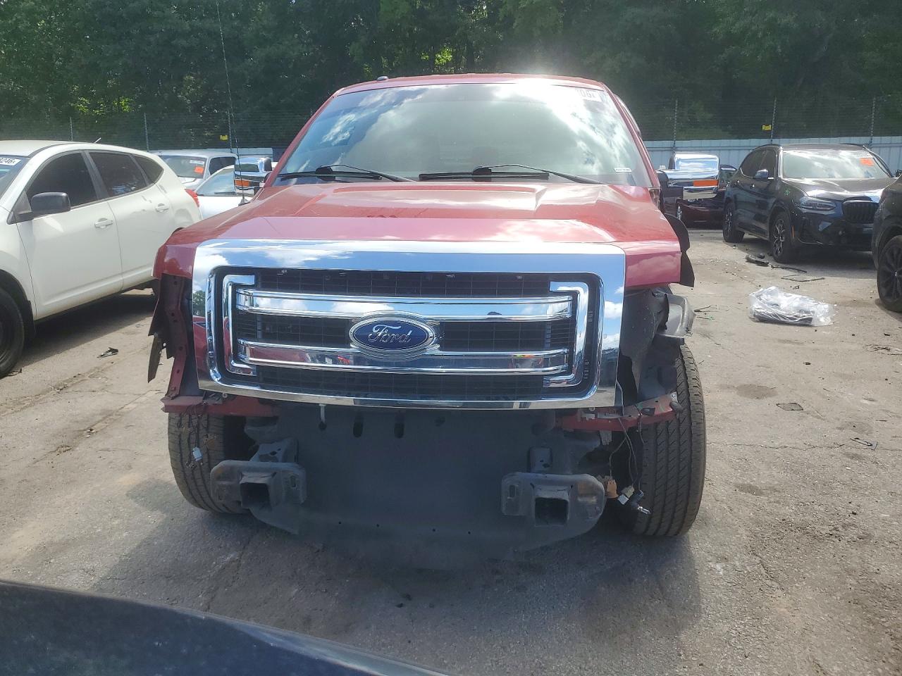 2014 Ford F150 Super Cab Red vin: 1FTEX1CM3EFB80729