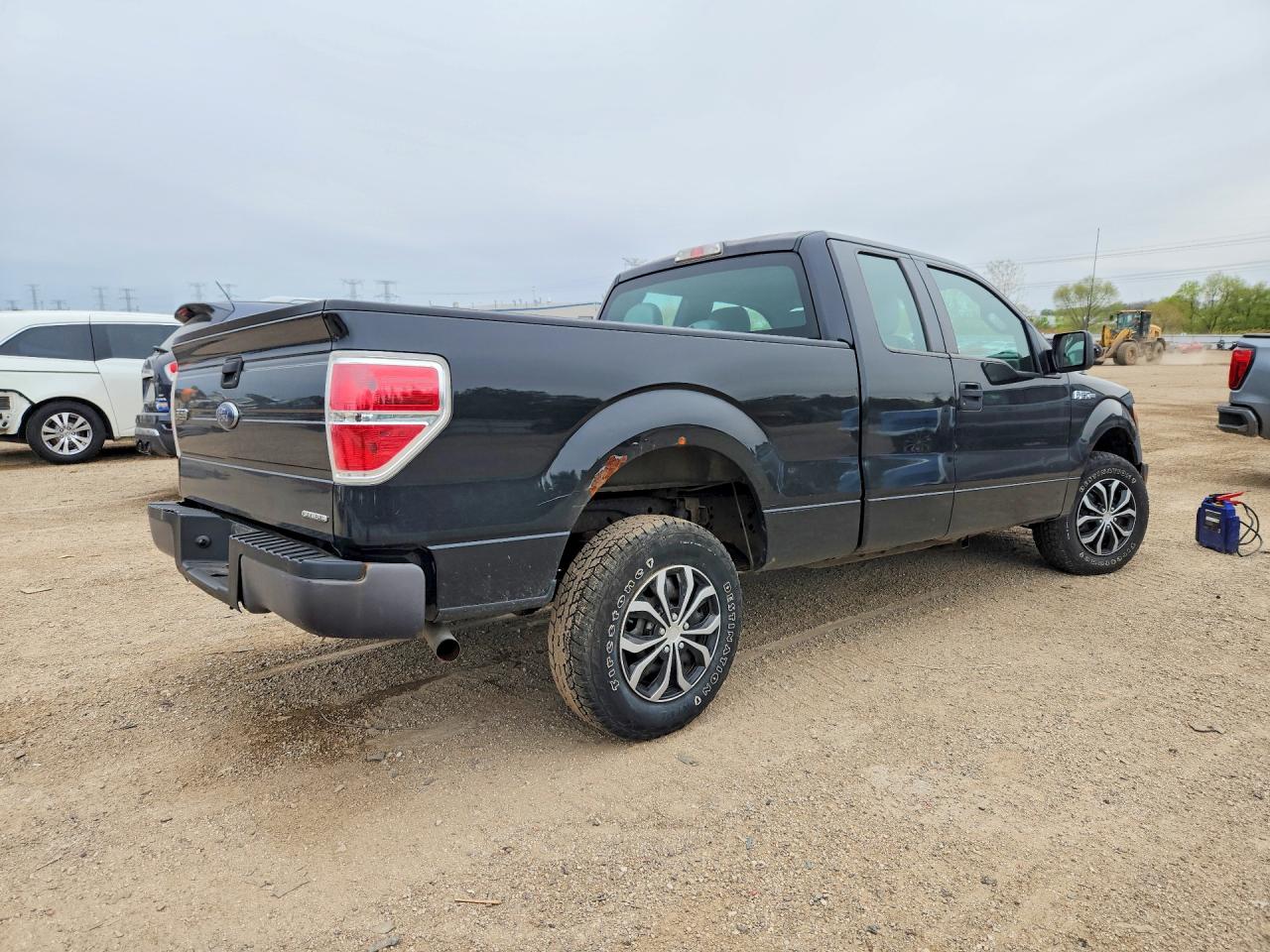 2014 Ford F150 Super Cab Black vin: 1FTEX1CM3EFD05566