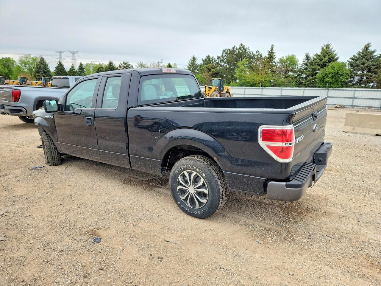 2014 Ford F150 Super Cab Black vin: 1FTEX1CM3EFD05566
