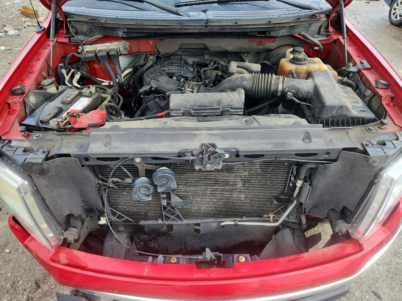 2011 Ford F150 Super Cab Red vin: 1FTEX1CM4BFA25392