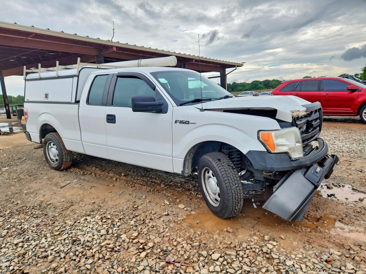 2011 Ford F150 Super Cab Белый vin: 1FTEX1CM4BFB46911